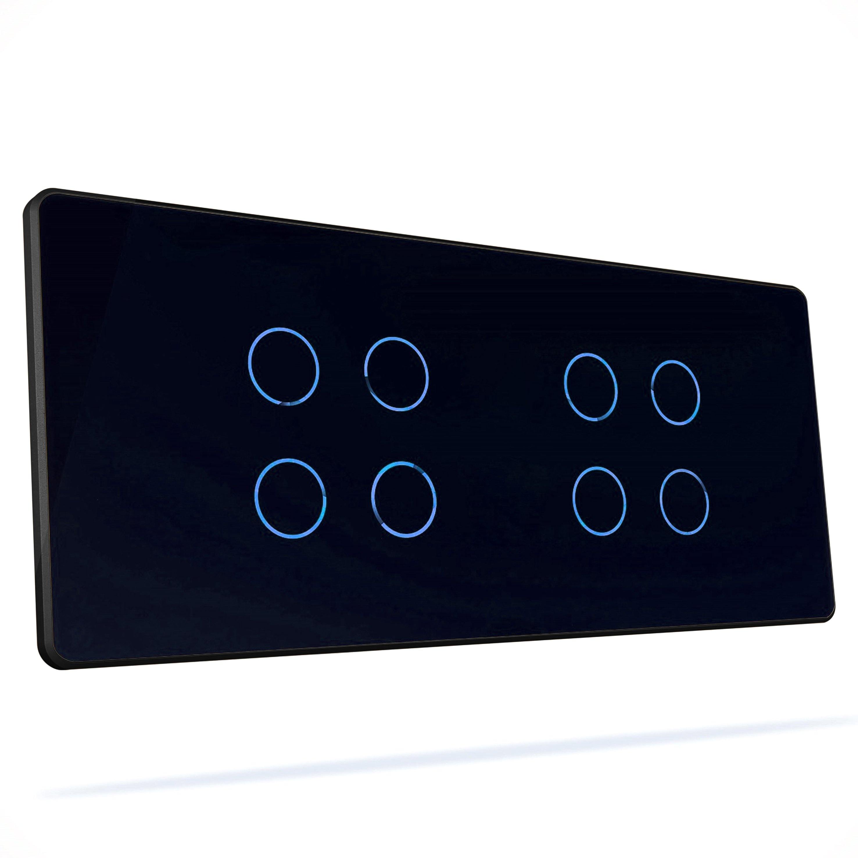 HOGAR SMART EIGHT TOUCH SWITCH PANLES WITH BUILT-IN AUTOMATION - Ankur Lighting