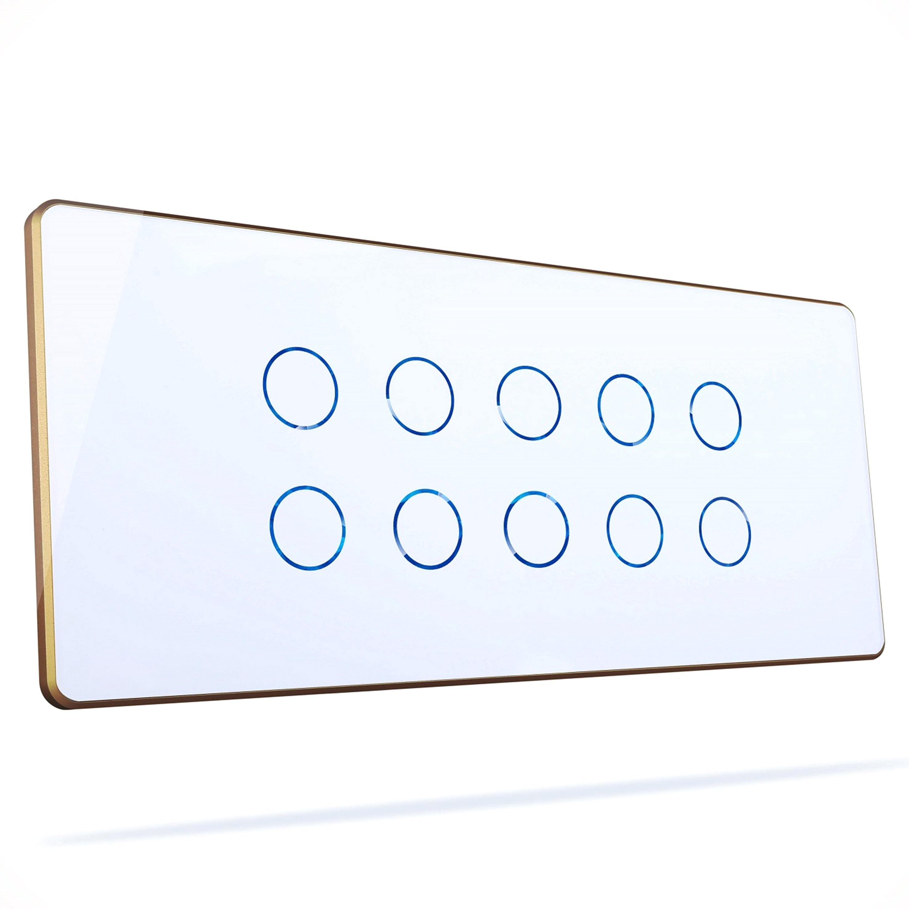 HOGAR SMART TEN TOUCH SWITCH PANLES WITH BUILT-IN AUTOMATION - Ankur Lighting