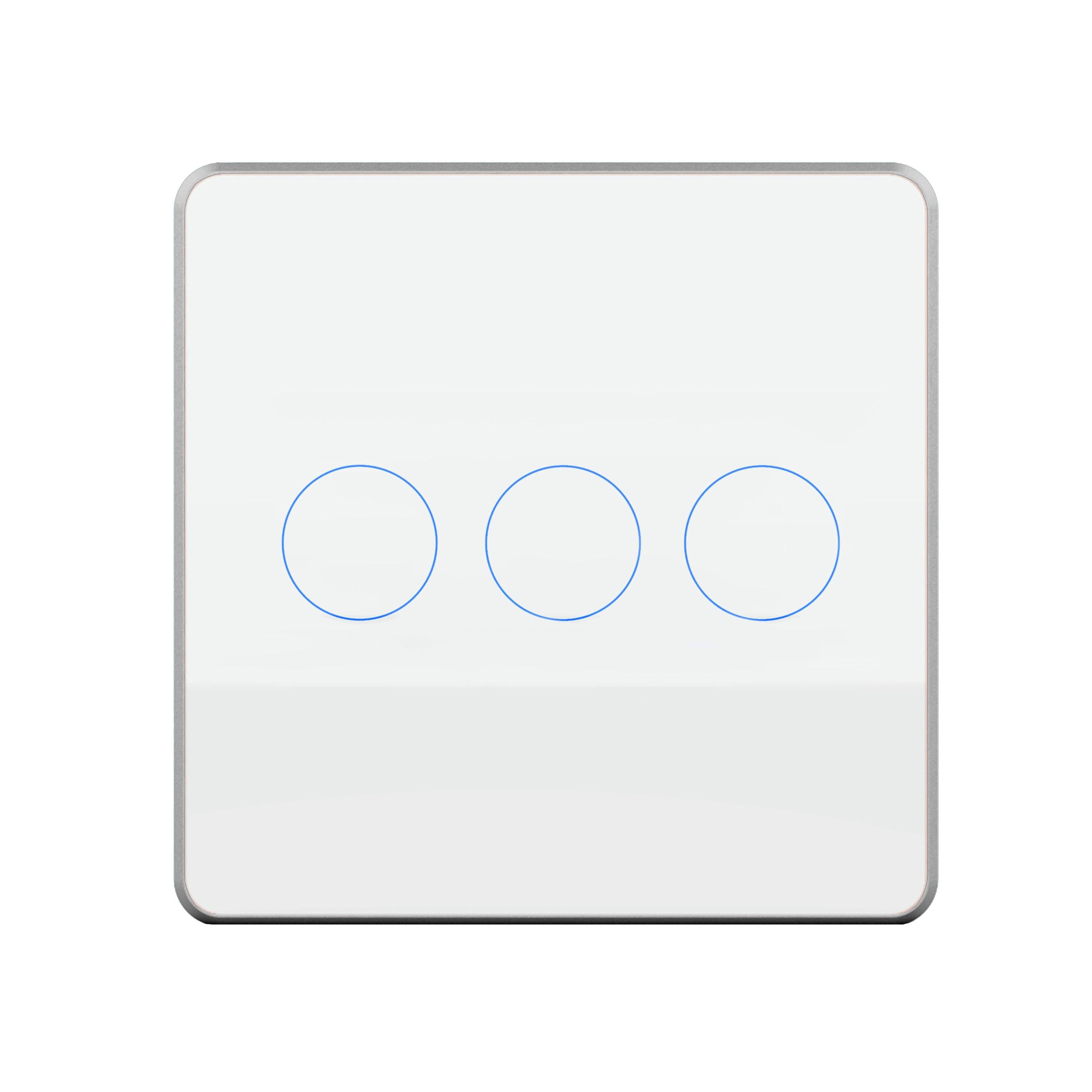 HOGAR SMART THREE TOUCH SWITCH PANLES WITH BUILT-IN AUTOMATION - Ankur Lighting