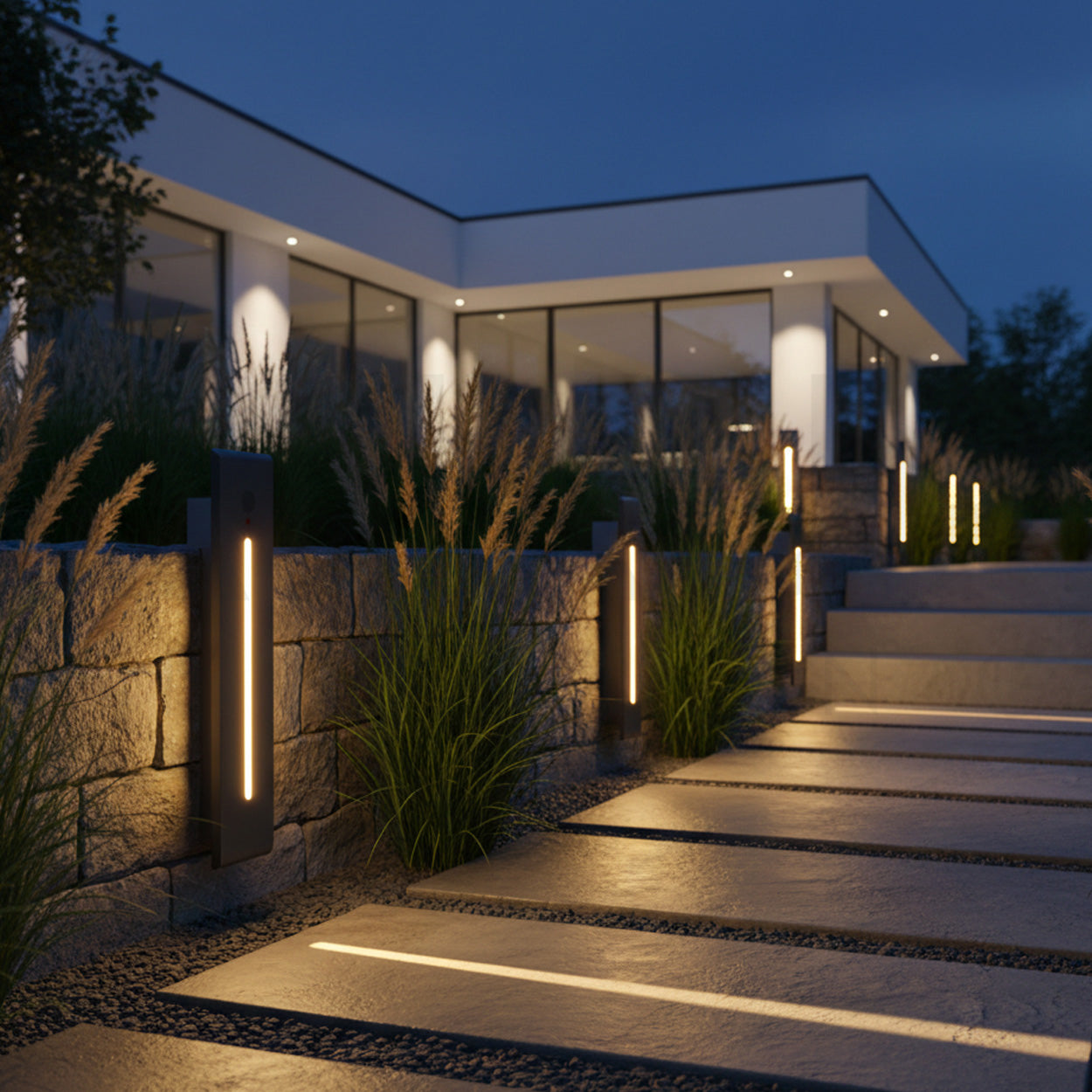 ANKUR STRATOS VERTICAL SHAPE STEP LIGHT FOR INDOOR AND OUTDOOR HOME LIGHTING