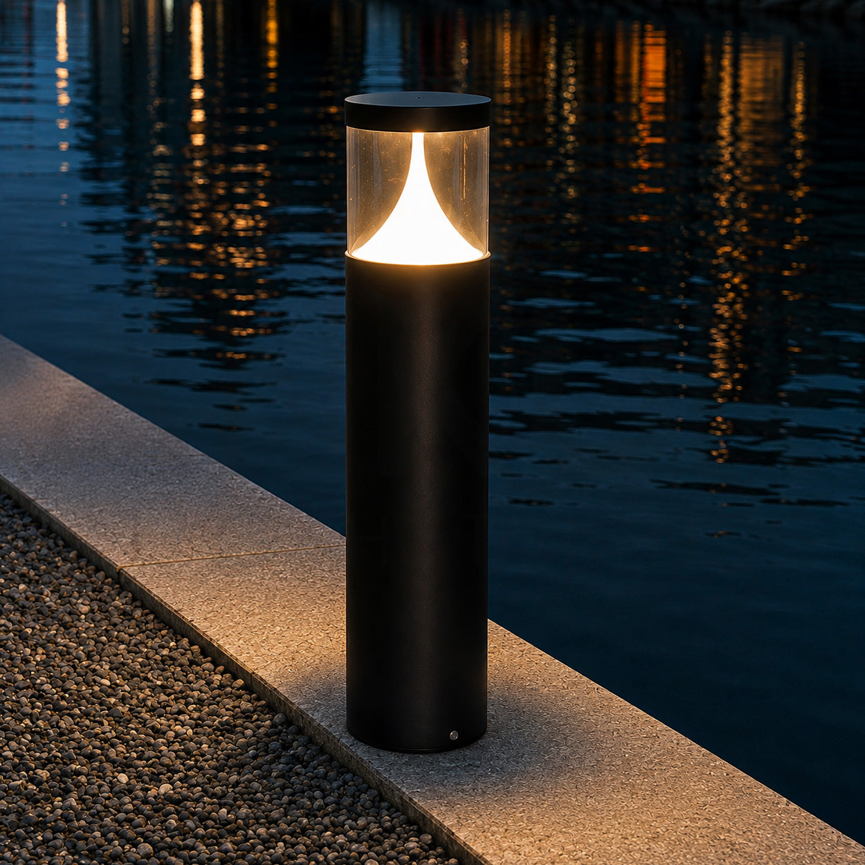ANKUR TESS MODERN ANTI-GLARE BOLLARD LIGHT ELEGANT OUTDOOR LED PATHWAY LIGHTING