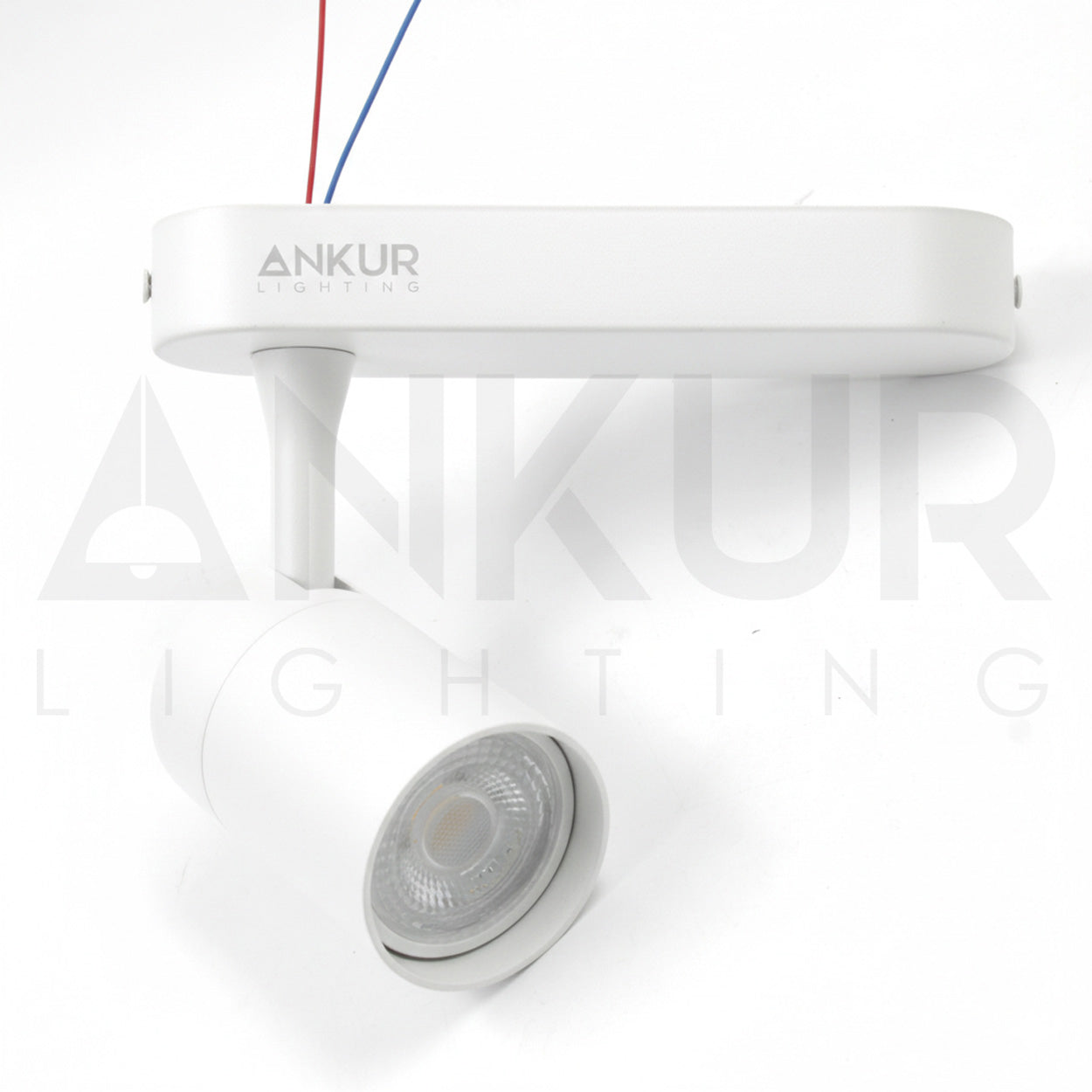 ANKUR NEBULA FLAT BASE GU10 7W TRACK LIGHT FOR HOUSING, RETAIL STORES AND SHOWROOMS