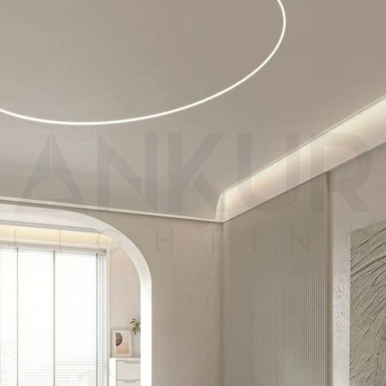 ANKUR FLEXIBLE NEON ALUMINIUM MESH CLAMP FOR NEON STRIP LIGHTS (ONLY PROFILE)