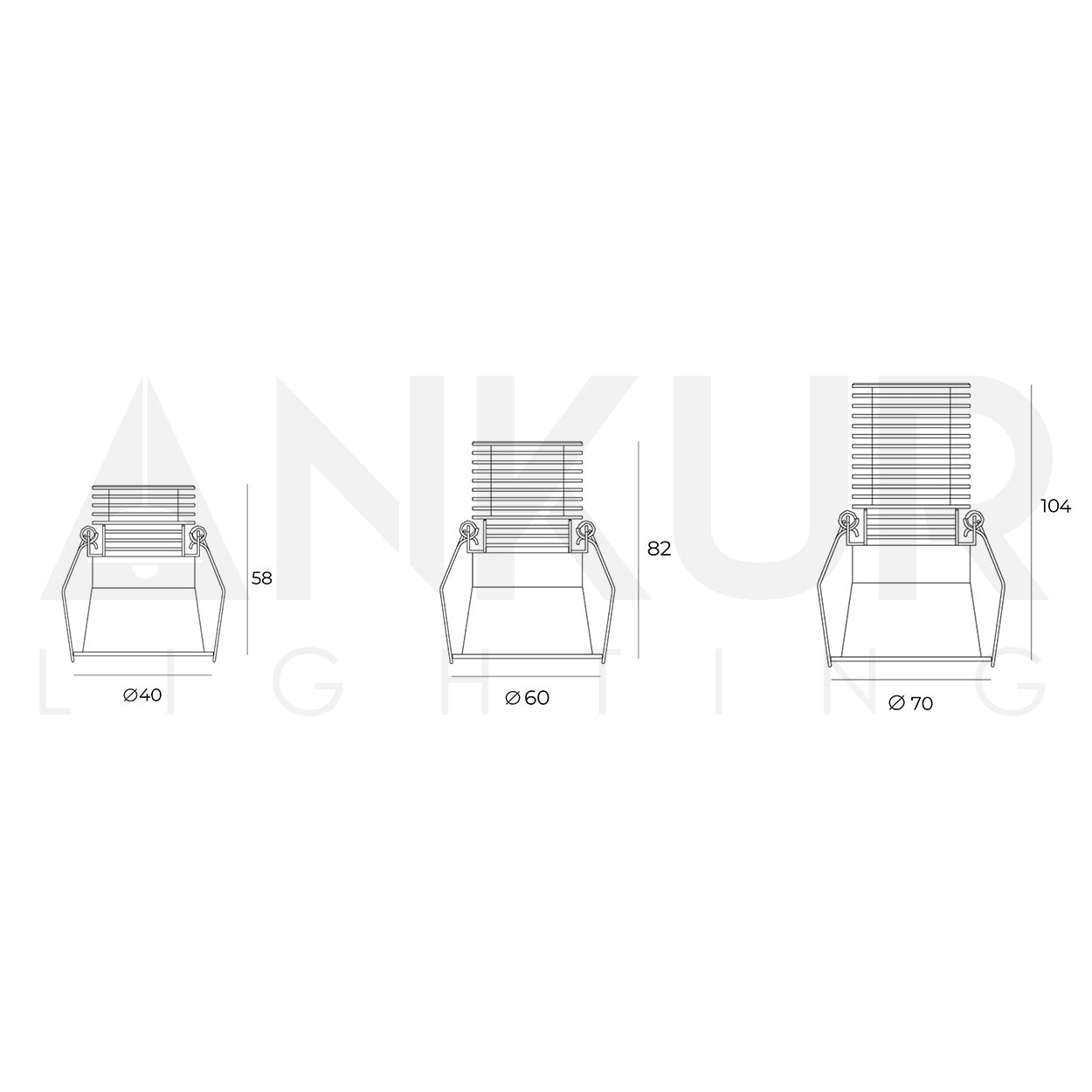 ANKUR BOOST RECESSED LED DOWNLIGHT FOR LIVING ROOM AND BEDROOM, CEILING LIGHTS