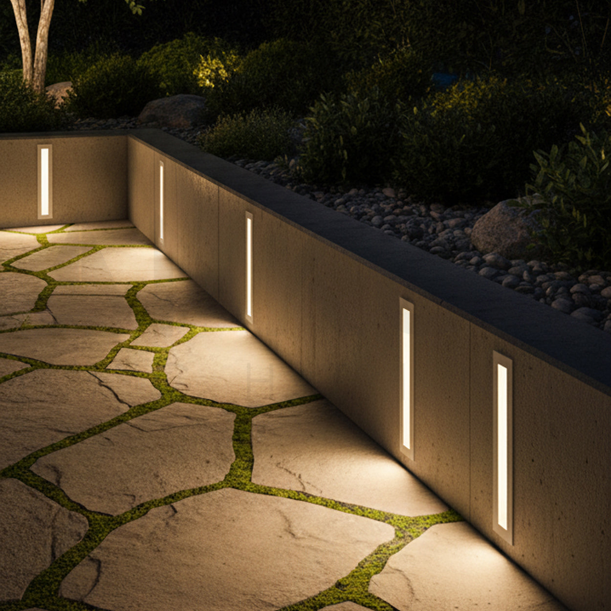 ANKUR VERTEX VERTICAL SHAPE STEP LIGHT FOR INDOOR AND OUTDOOR LIGHTING