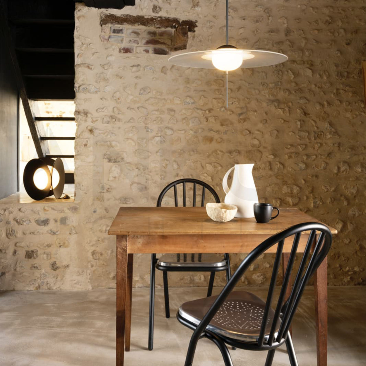 ANKUR SOLARA LED HANGING LIGHT MID CENTURY MODERN PENDANT LIGHT