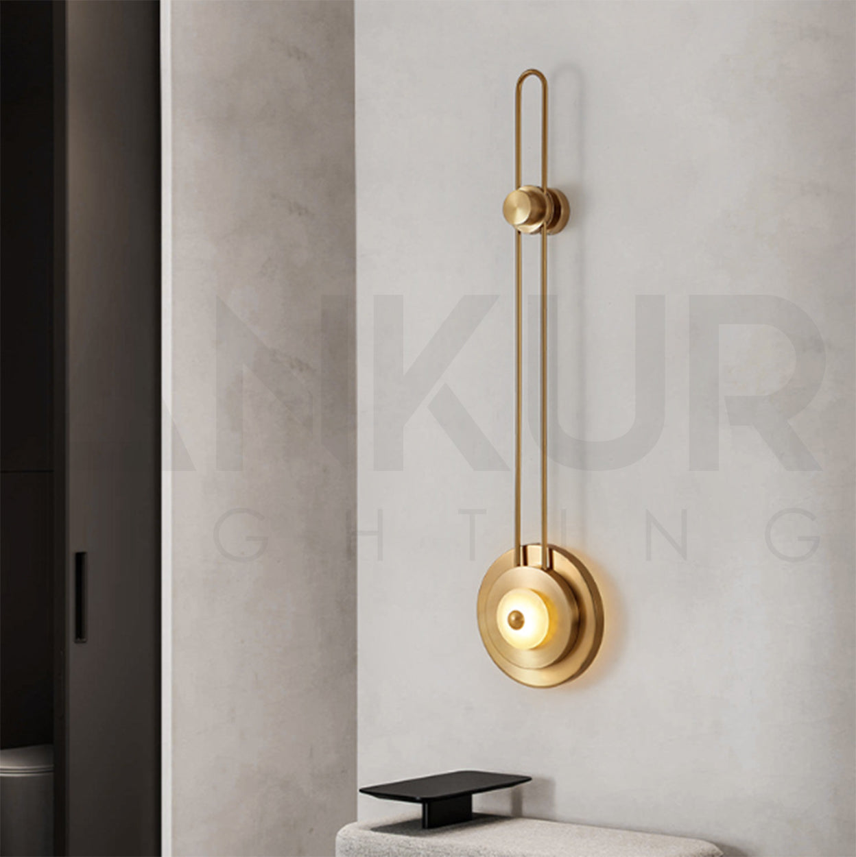 ANKUR APEX DECORATIVE WITH METAL FINISH LED WALL LIGHT FOR HOME LIGHTING