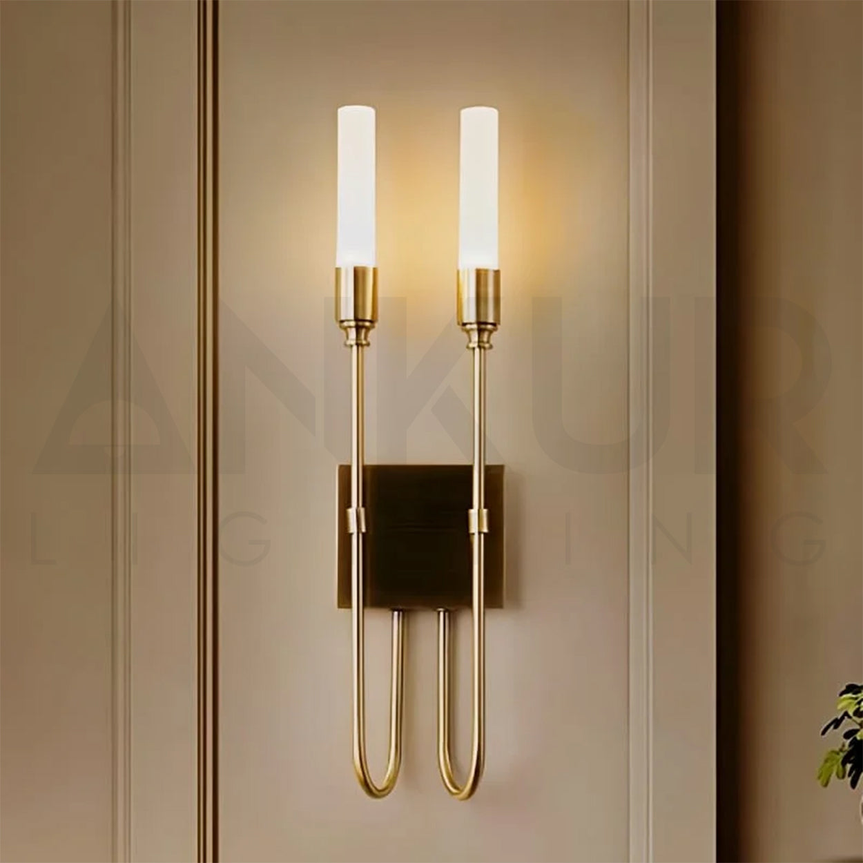 ANKUR ELARA TWIN RAYS METAL MODERN STYLISH WALL LIGHT FOR LUXURY HOMES