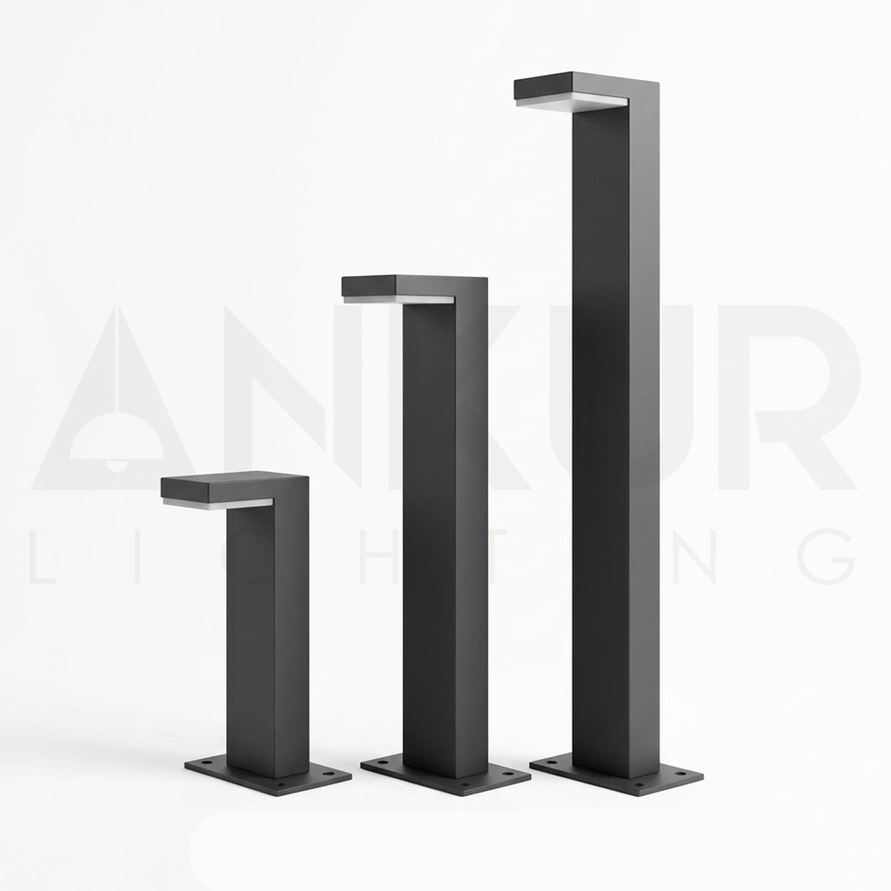 ANKUR TAMO MODERN ANTI-GLARE BOLLARD LIGHT – ELEGANT OUTDOOR LED PATHWAY LIGHTING