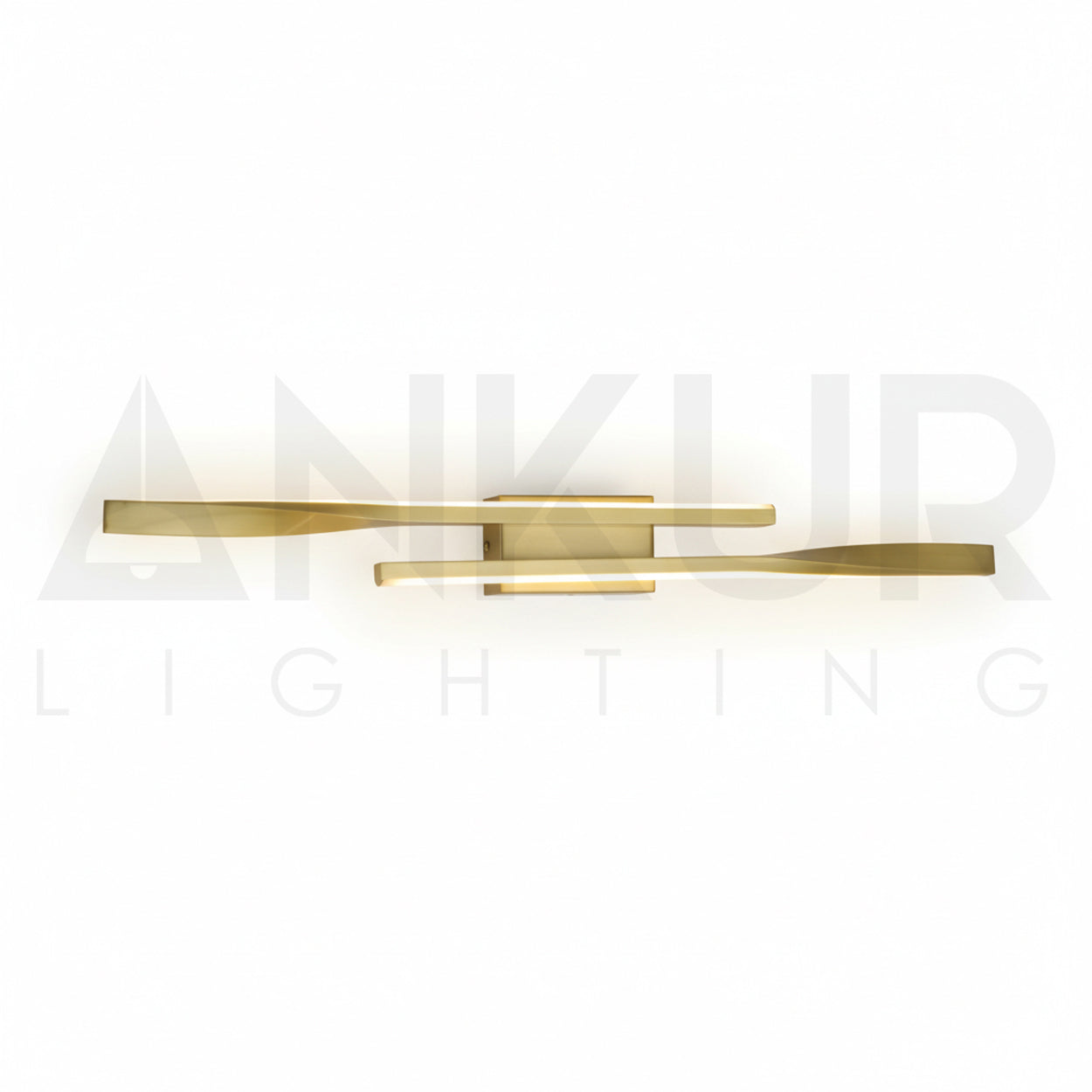 ANKUR RILIEVO DOUBLE TWISTED METAL LED WALL LIGHT