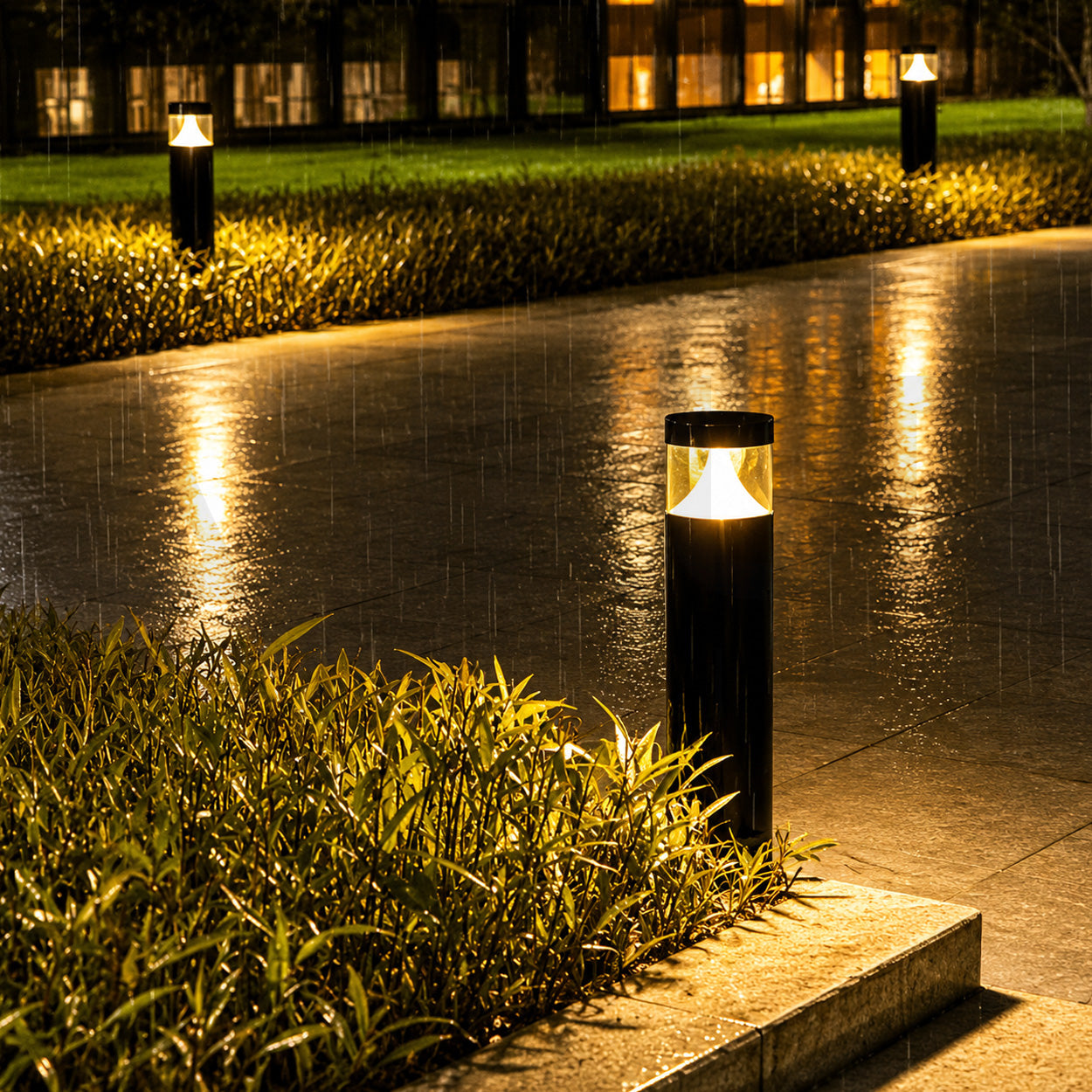 ANKUR TESS MODERN ANTI-GLARE BOLLARD LIGHT ELEGANT OUTDOOR LED PATHWAY LIGHTING