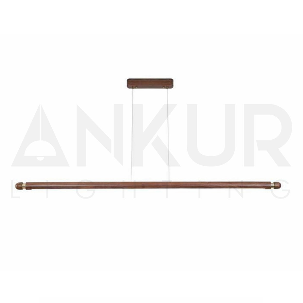 ANKUR PARALLAX WOOD LINEAR PENDANT LIGHT FIXTURES FOR DINING ROOM AND KITCHEN HANGING LIGHT
