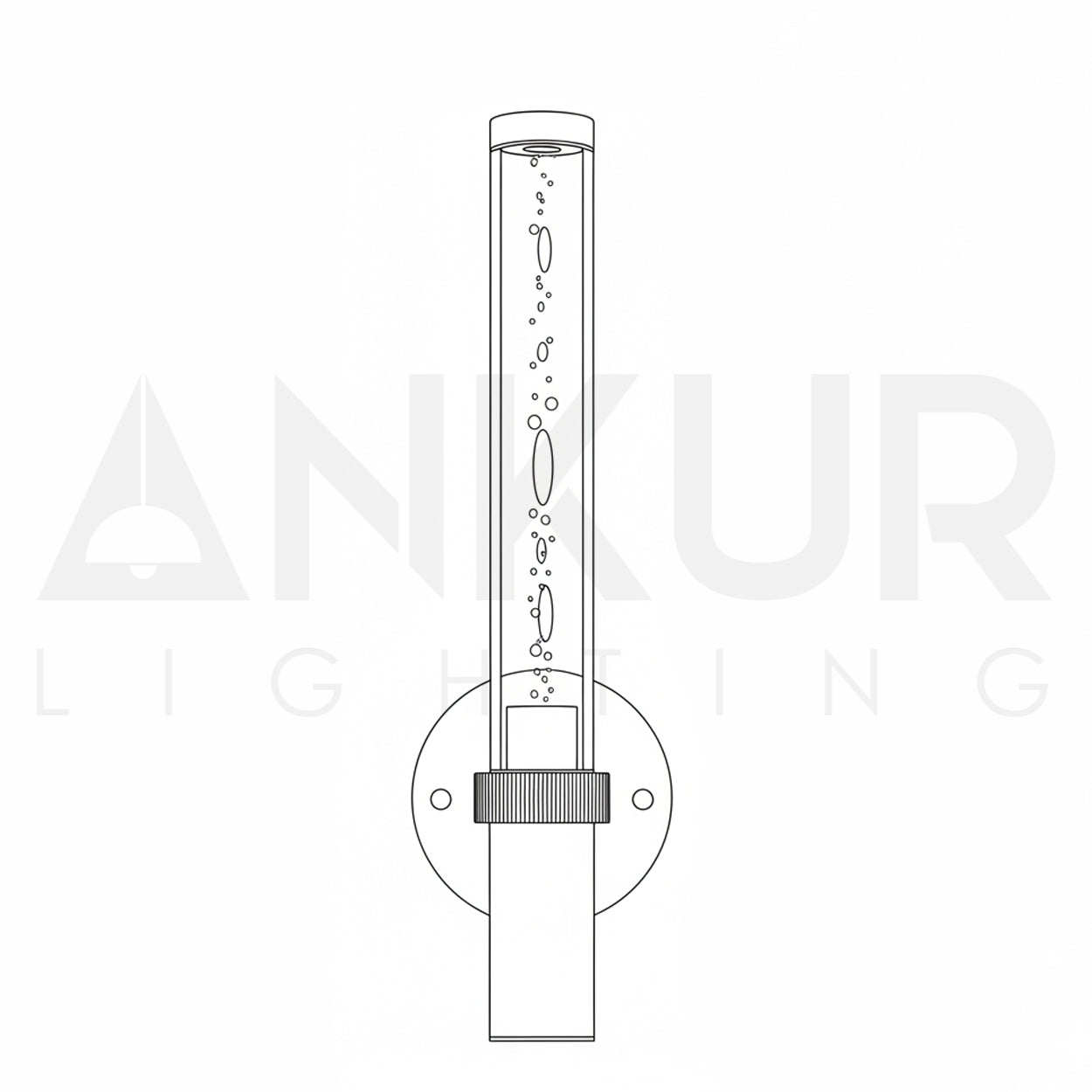 ANKUR FLUX 7W GOLD FINISH LED WALL LIGHT