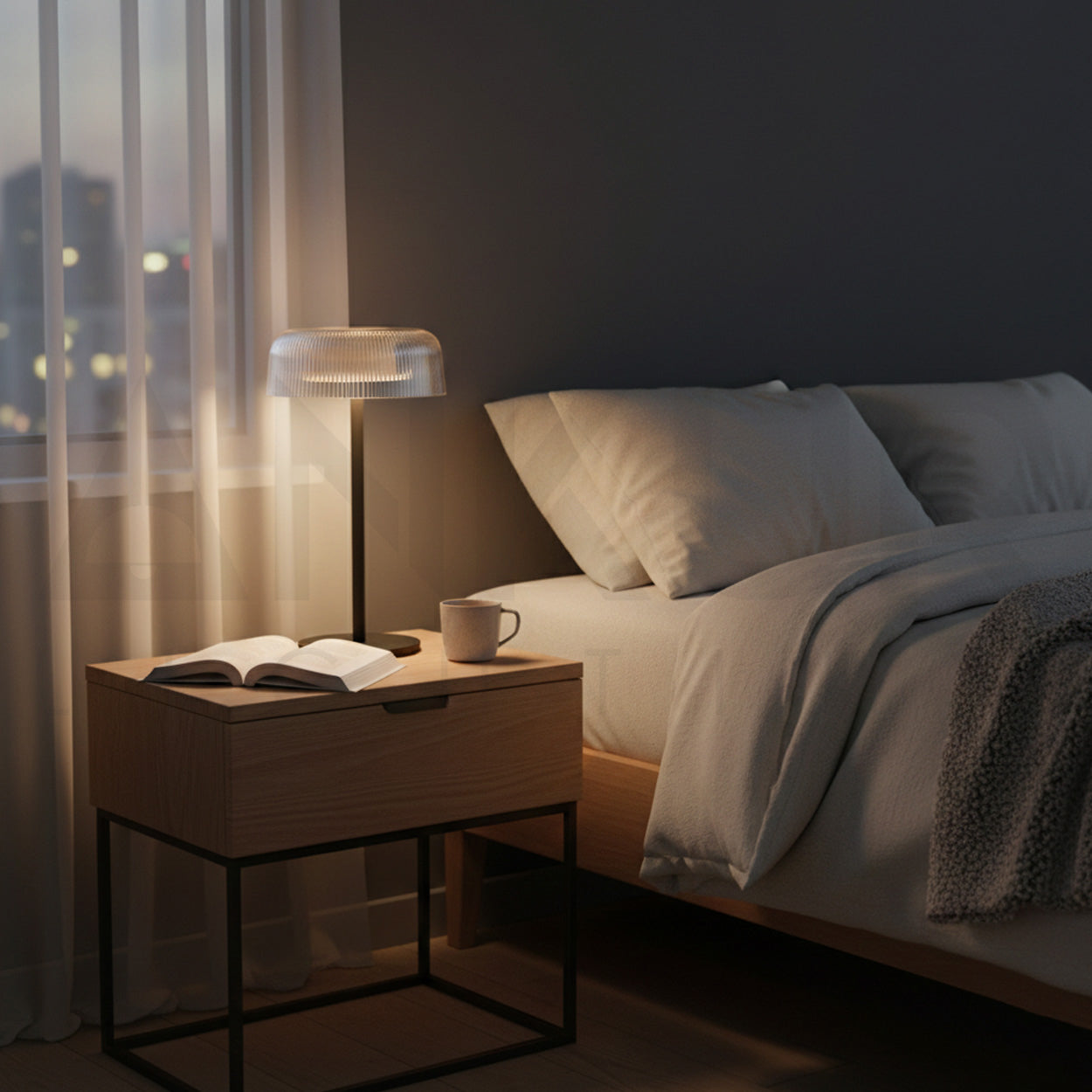 ANKUR LIANA UNPLUGGED WIRELESS TOUCH CONTROL USB CHARGING RECHARGABLE LED TABLE LAMP