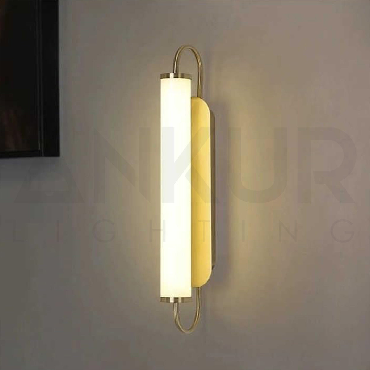 ANKUR TORUS MINIMILIST DESIGN MODERN METAL AND GLASS LED WALL LIGHT
