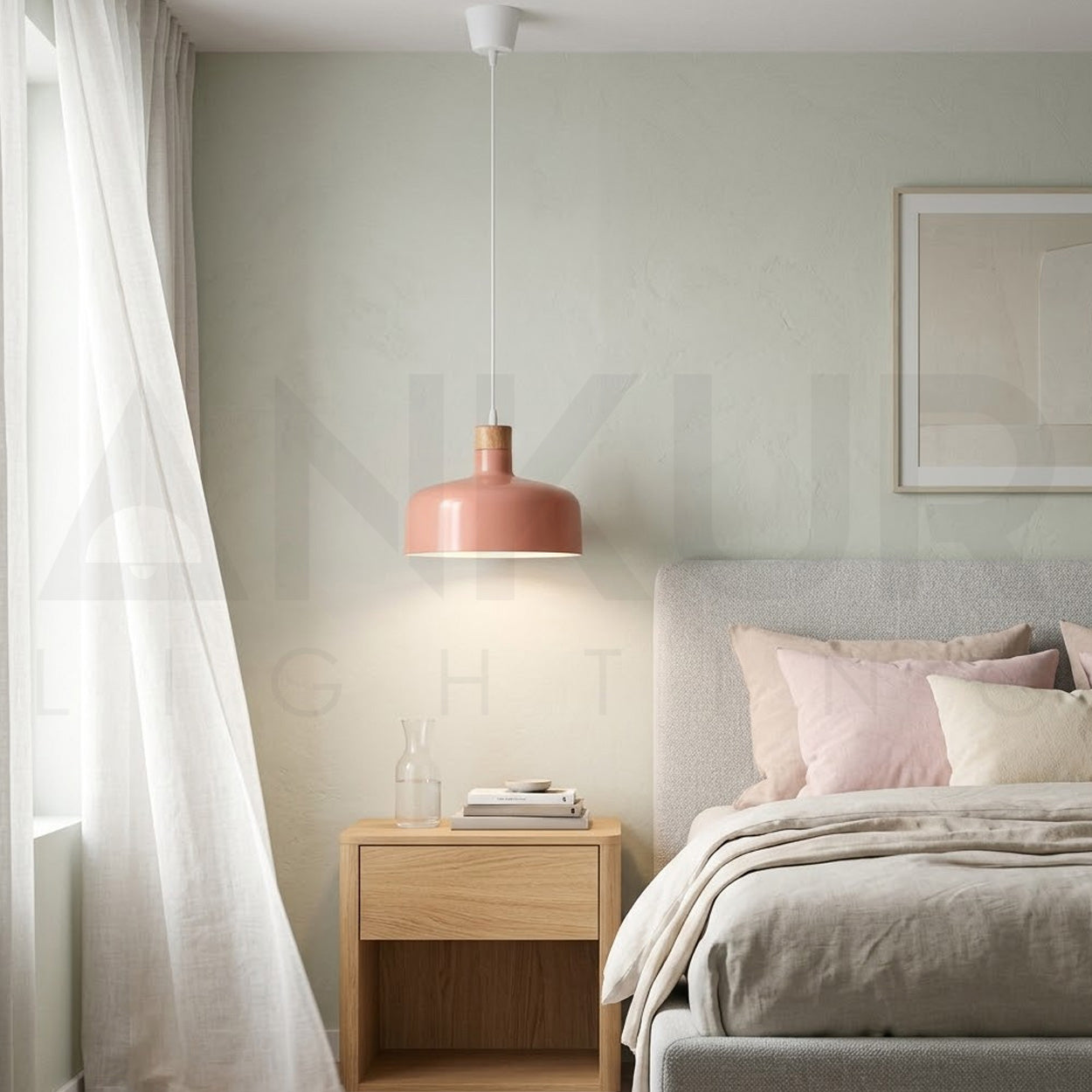 ANKUR ACACIA RVR NORDIC STYLE MILD STEEL PENDANT LIGHT