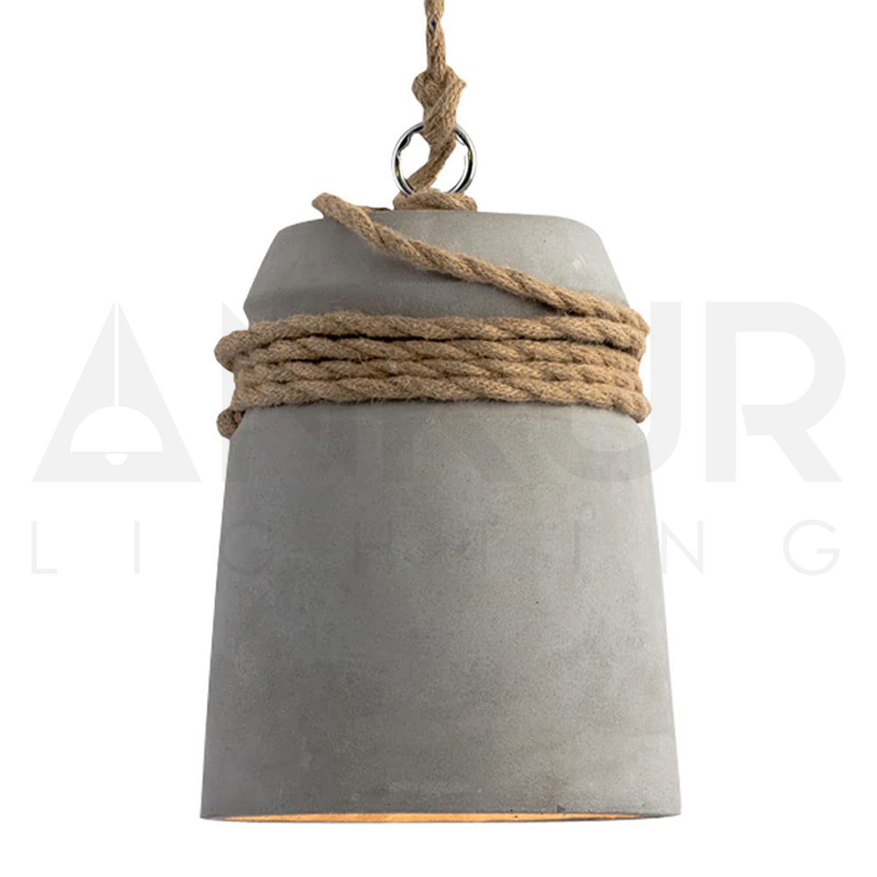 ANKUR SYLVAIN NORDIC RETRO LIGHTING CONCRETE BELL SHADE PENDANT CEILING LIGHT