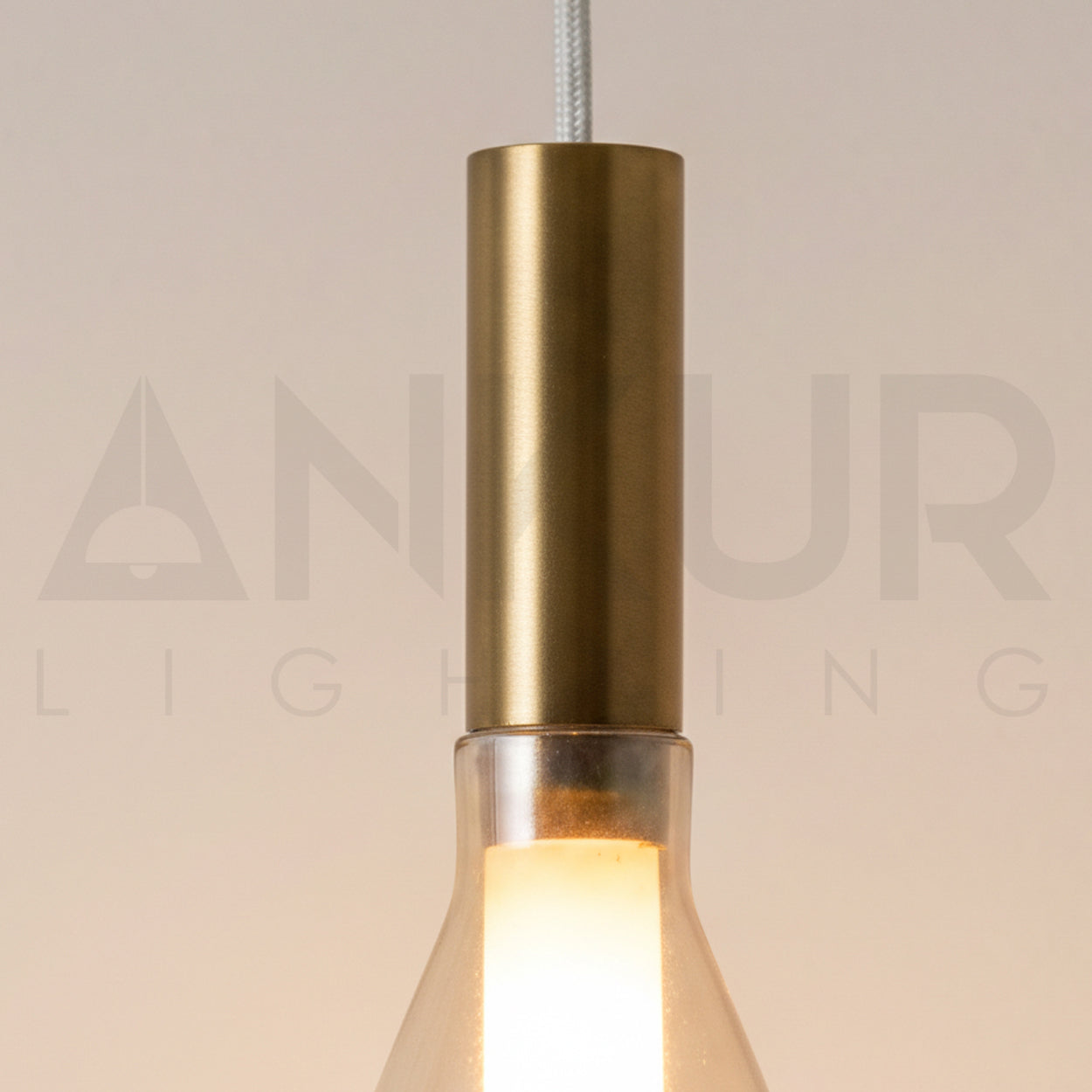 ANKUR CLEMATIS OPAL LINE ANTIQUE BRASS AND CONE GLASS UNIQUE DESIGN PENDANT LIGHT
