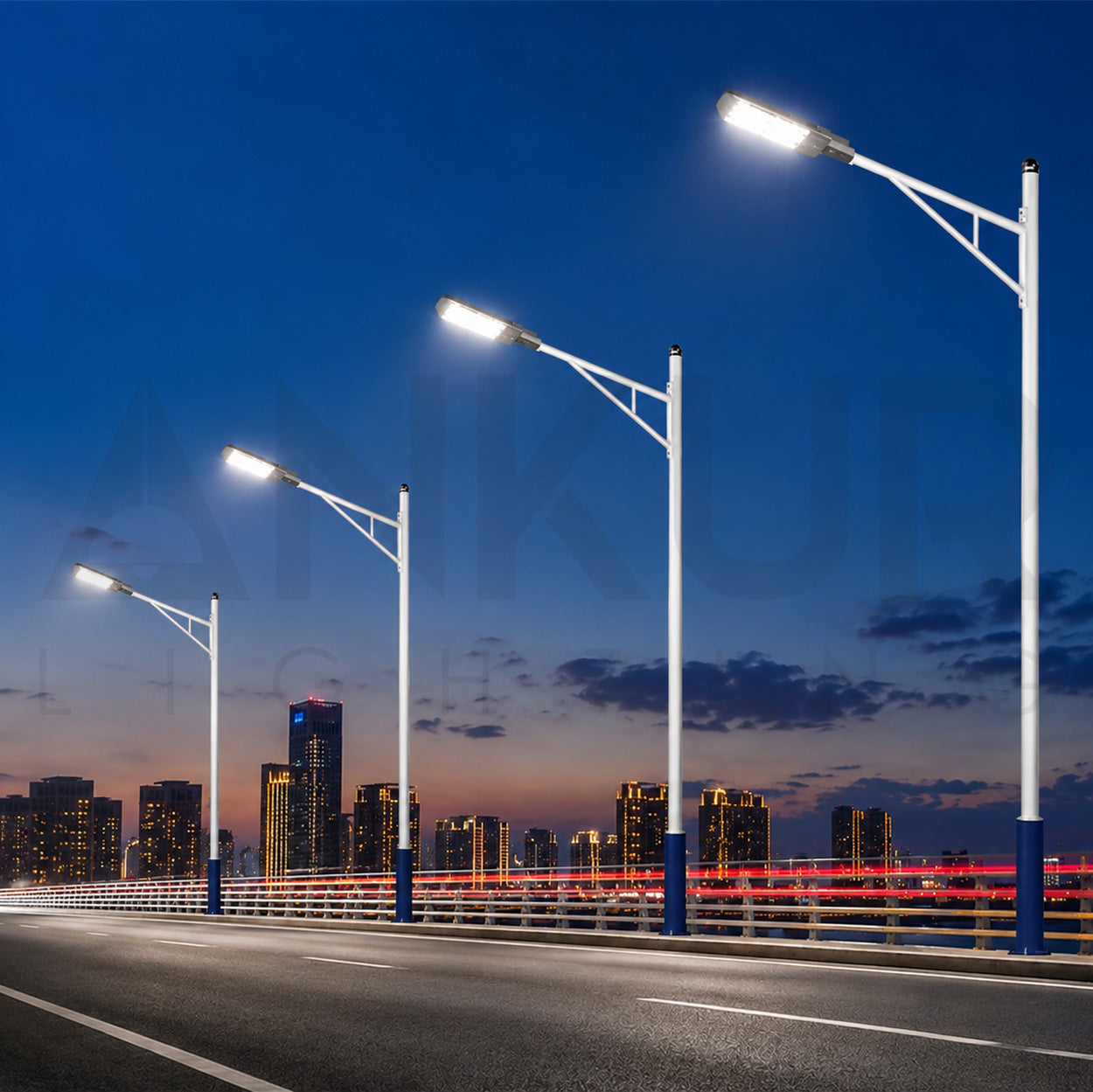 ANKUR DURABLE OUTDOOR LED STREET LIGHT FOR COMMERCIAL AND DECORATIVE LIGHTING -20W/3000K