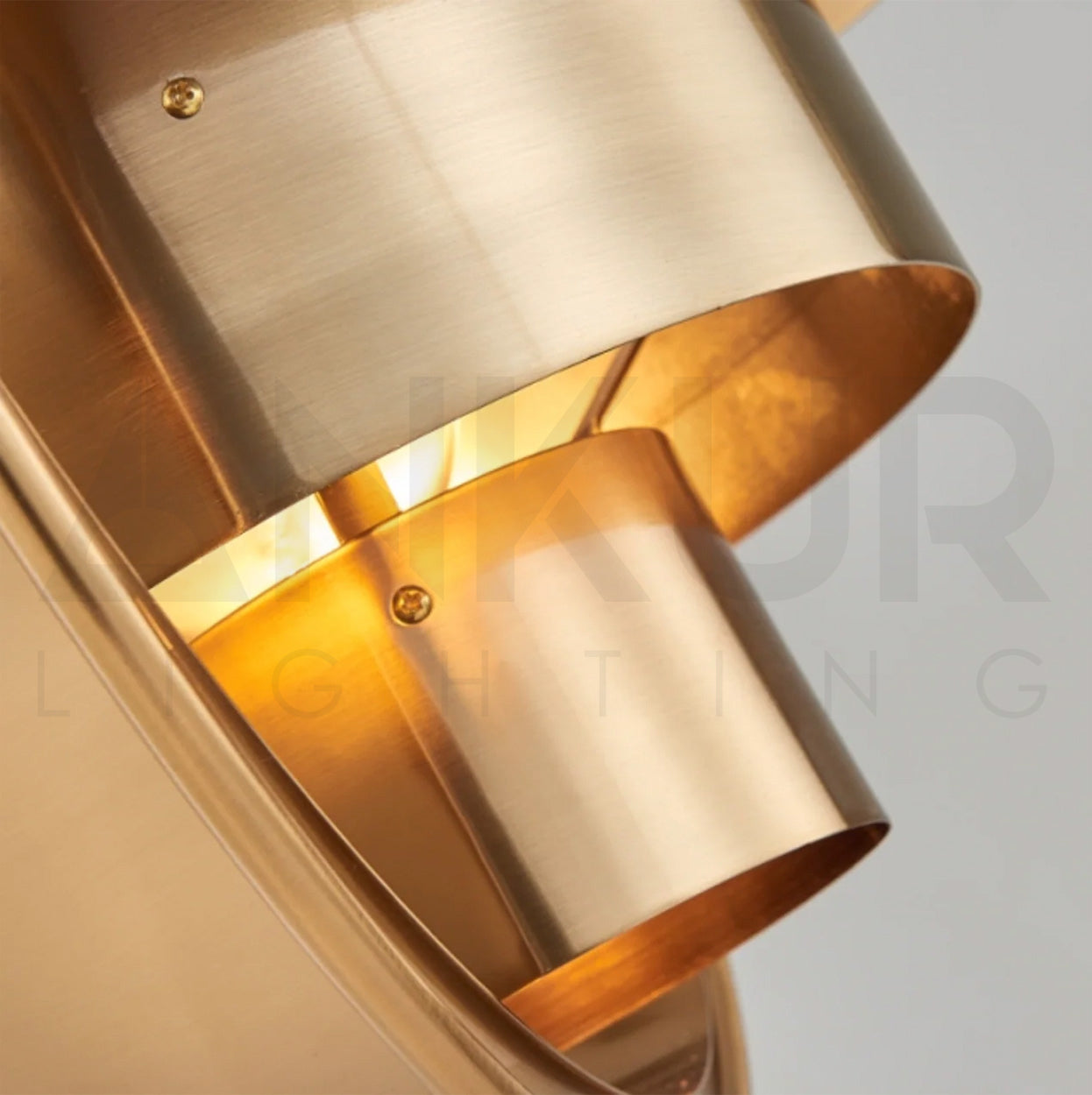 ANKUR FRESCO MODERN DESINGER HANGING LIGHT ANTIQUE BRASS FINISH SEMICIRCULAR PENDANT LIGHT