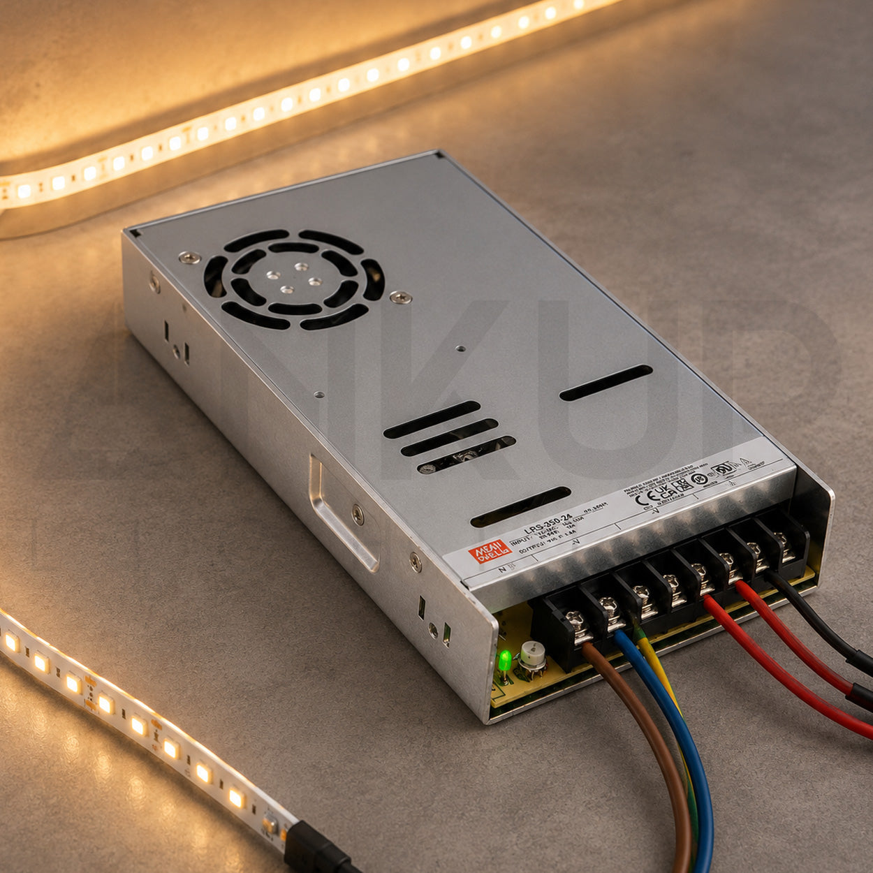 MEANWELL LRS-450-24 SINGLE OUTPUT SWITCHING POWER SUPPLY DRIVER