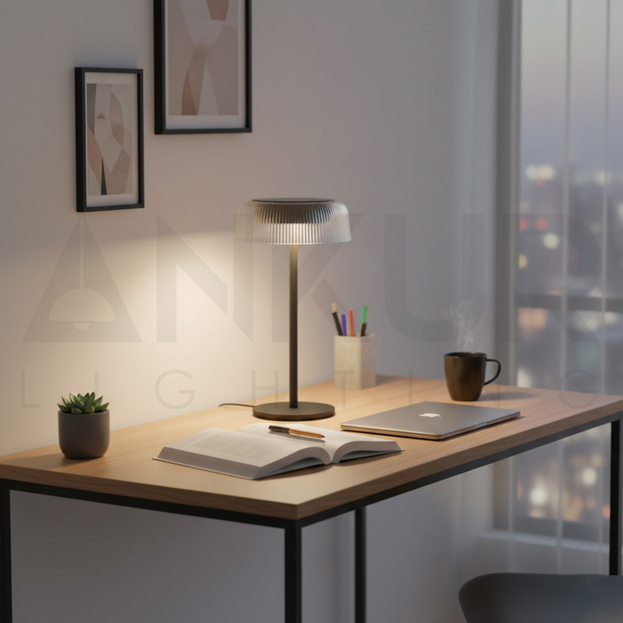 ANKUR LIANA UNPLUGGED WIRELESS TOUCH CONTROL USB CHARGING RECHARGABLE LED TABLE LAMP