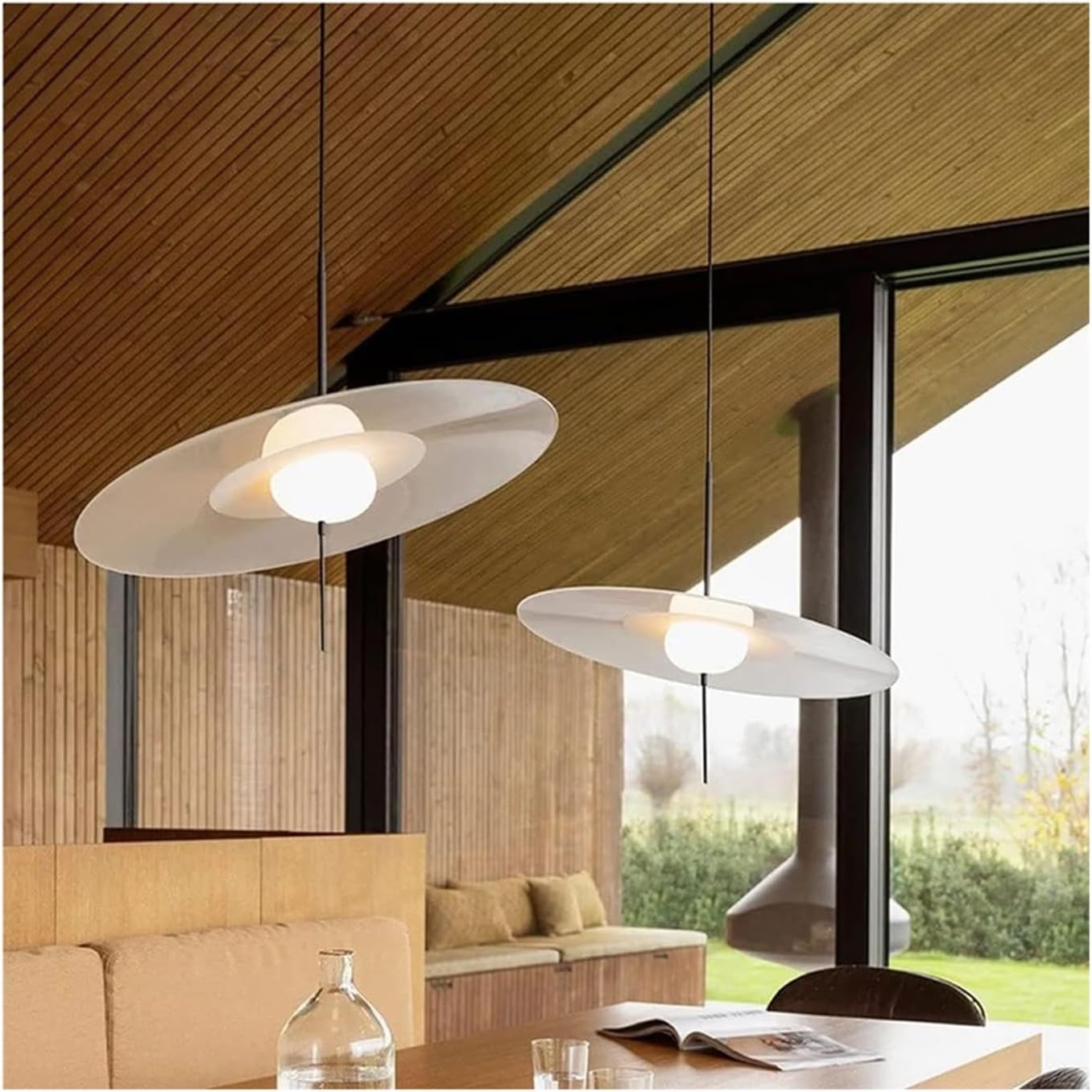 ANKUR SOLARA LED HANGING LIGHT MID CENTURY MODERN PENDANT LIGHT