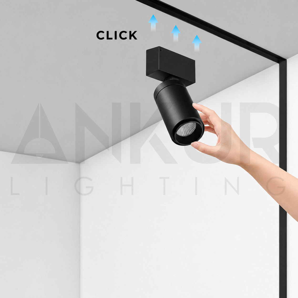 ANKUR 20MM STANDARD MAGNETIC ADJUSTABLE AND MODERN TRACK SPOT LIGHT