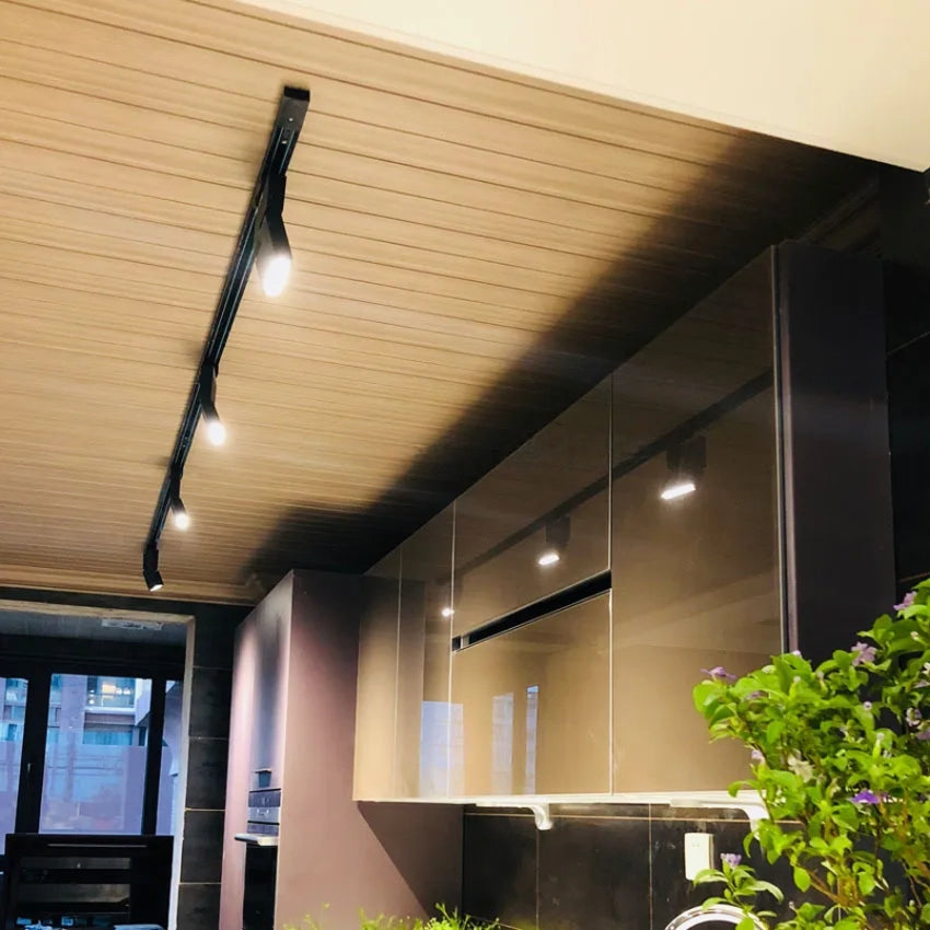 ANKUR VORTEX 6LP LASERBLADE ADJUSTABLE LED TRACK LIGHT 12W FOR SHOWROOM AND EXHIBITION HOME SPOTLIGHT