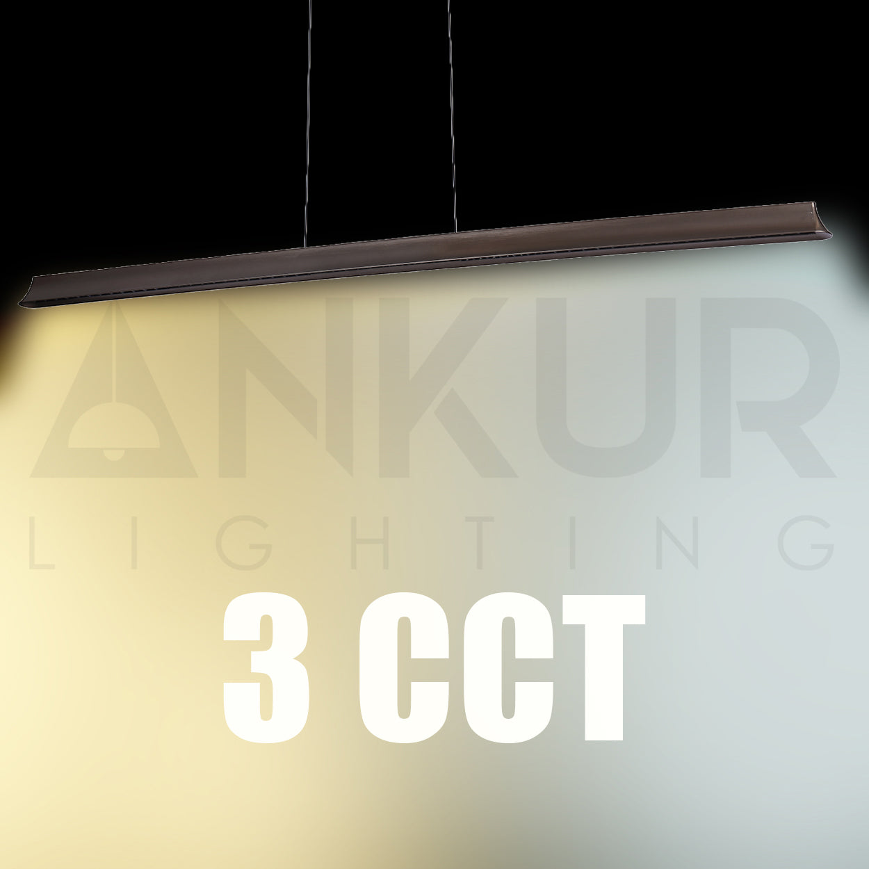 ANKUR CATENO 3CCT LED DIMMABLE WITH ADJUSTABLE LIFT FUNCTION HANGING LIGHT