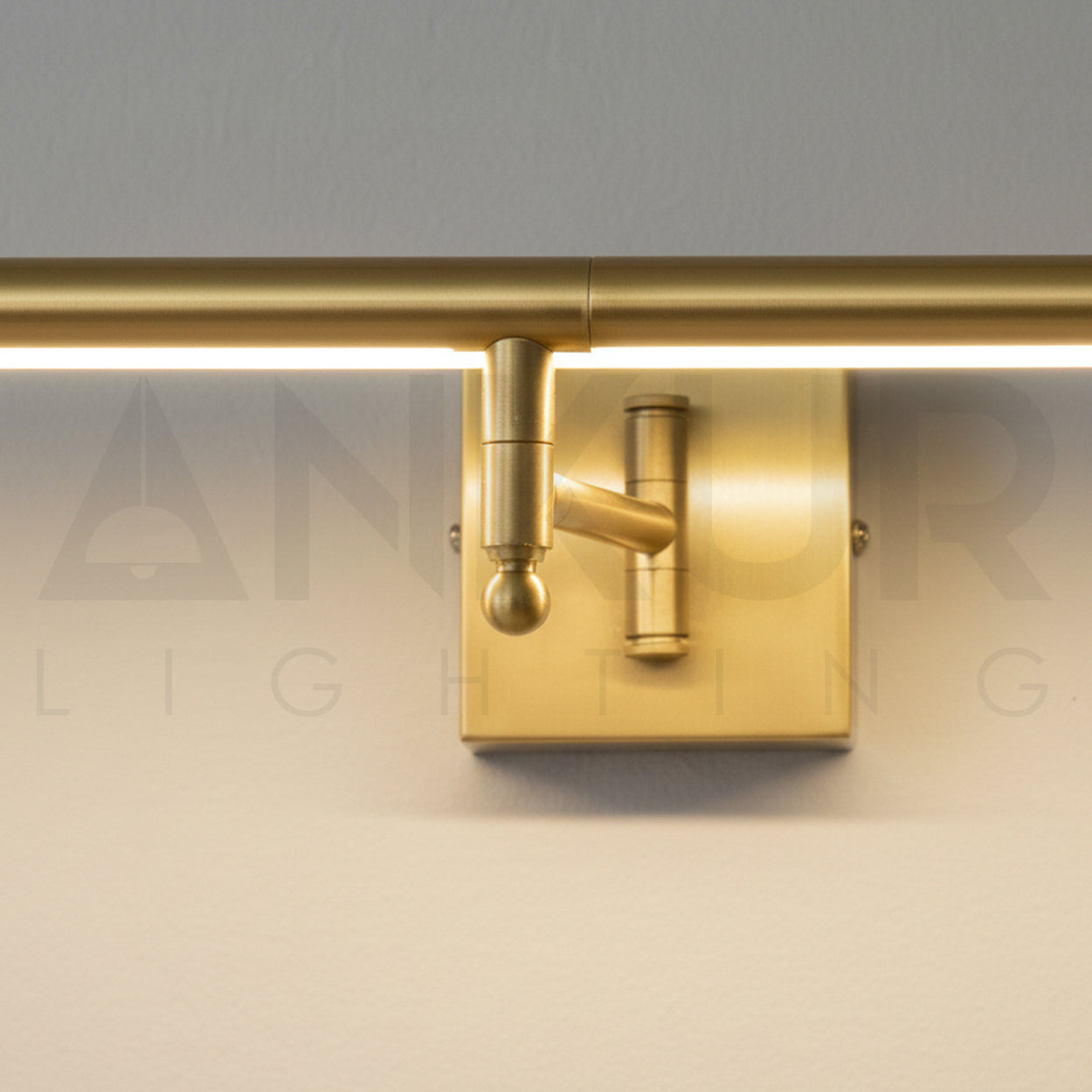 ANKUR MATTONI BRUSHED BRASS MODERN LED WALL LIGHT