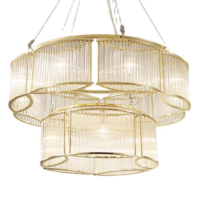 ANKUR VALERIA CRYSTAL CHANDELIER GOLD AND METAL FINISH FOR LUXURY HOME