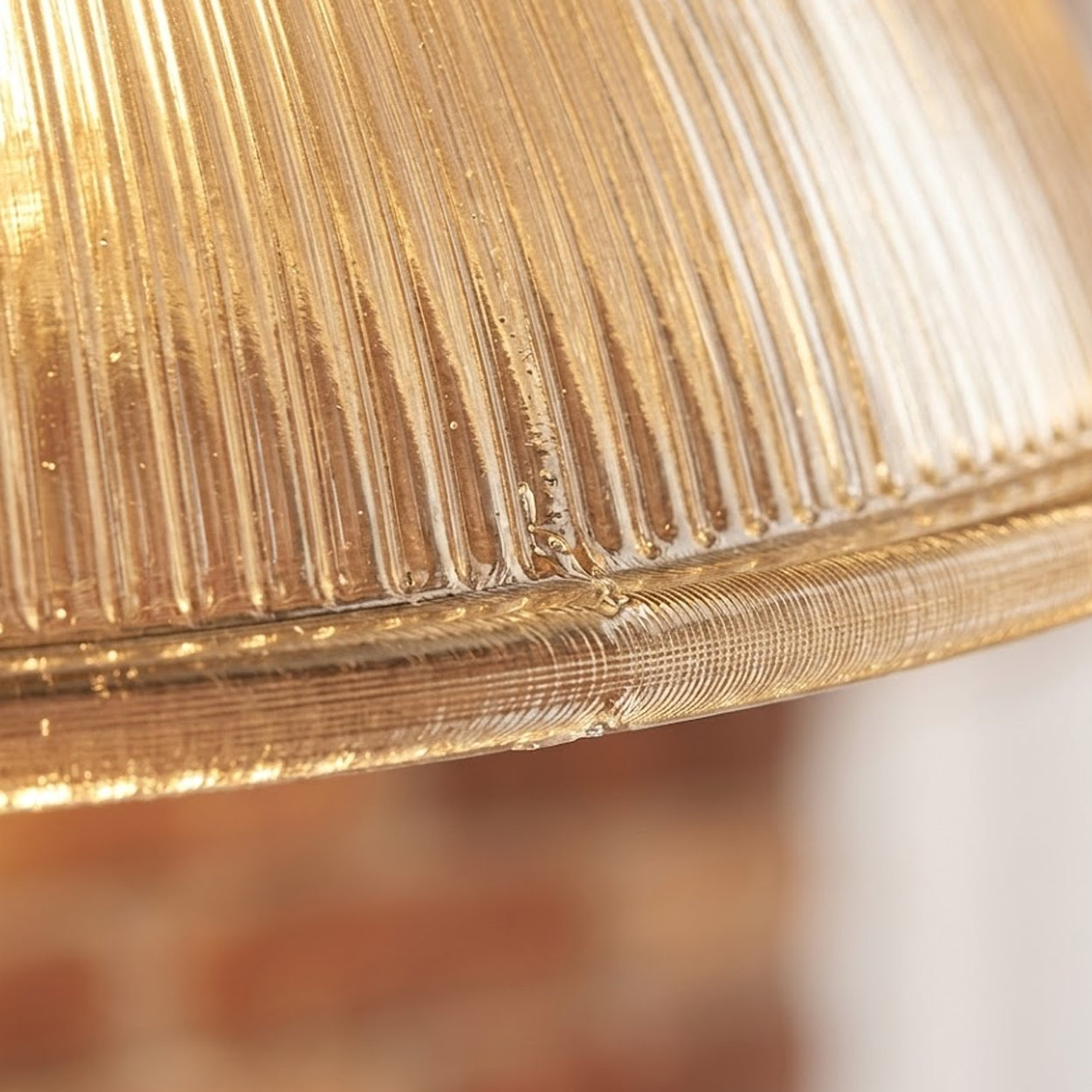 ANKUR ILARIO VINTAGE STYLE METAL AND GLASS HANGING LIGHT