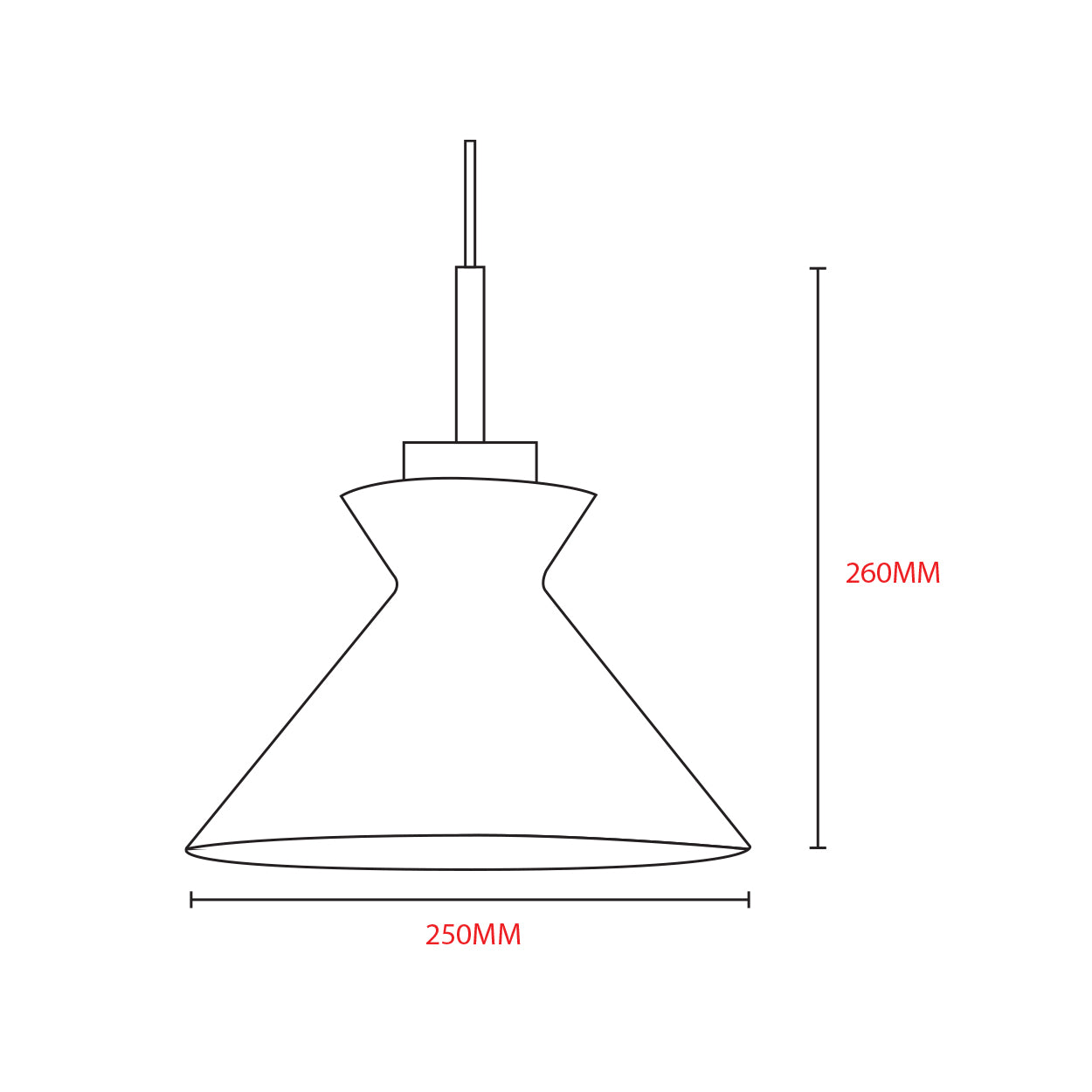 ANKUR NELSON MODERN & MINIMALIST HANGING LIGHT FOR KITCHEN AND BEDROOM