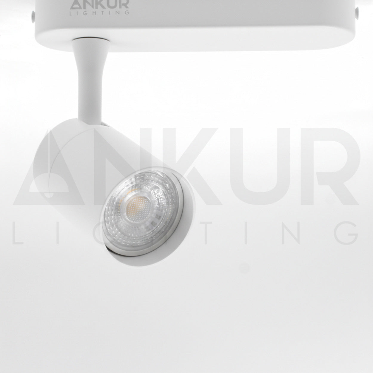 ANKUR NEBULA FLAT BASE GU10 7W TRACK LIGHT FOR HOUSING, RETAIL STORES AND SHOWROOMS
