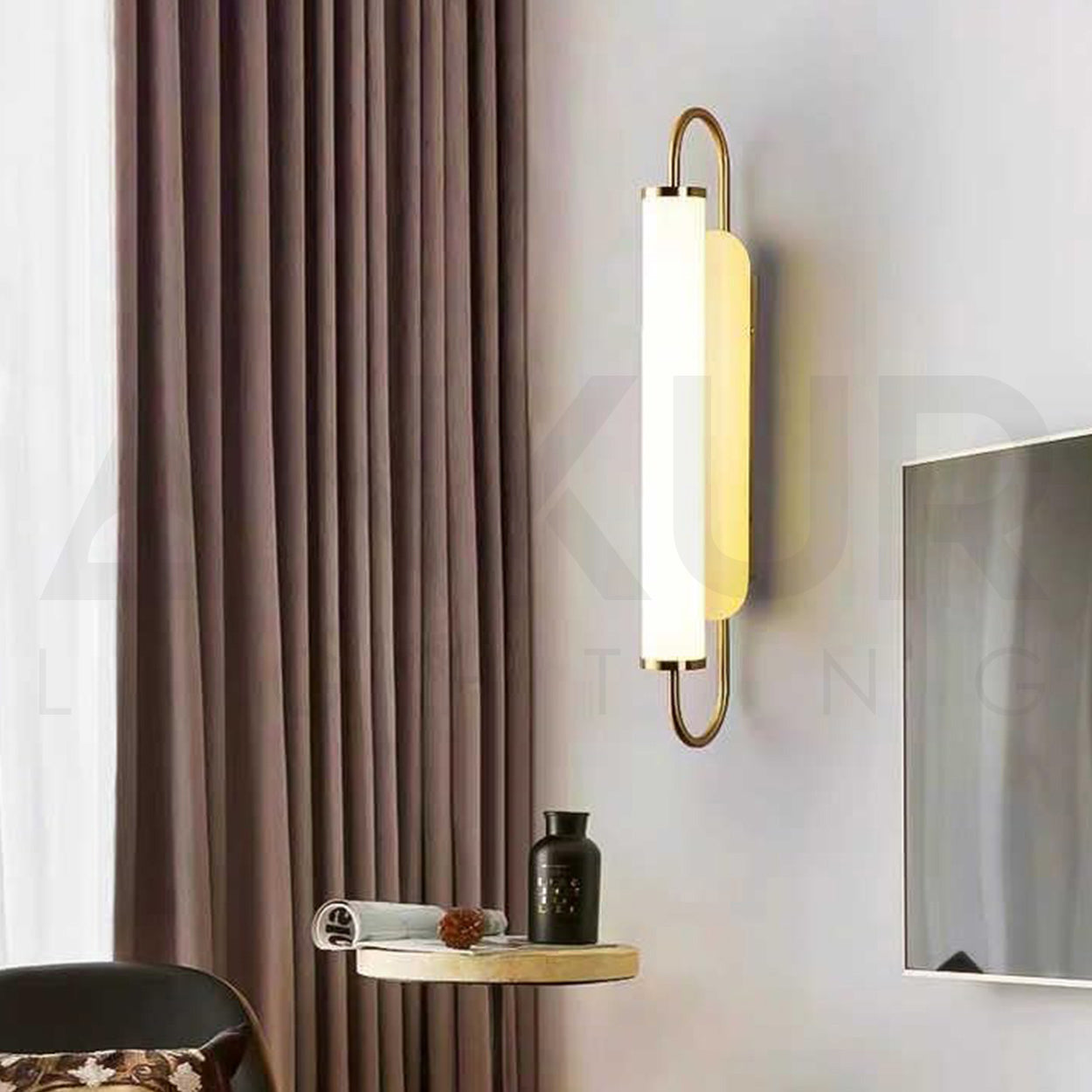 ANKUR TORUS MINIMILIST DESIGN MODERN METAL AND GLASS LED WALL LIGHT