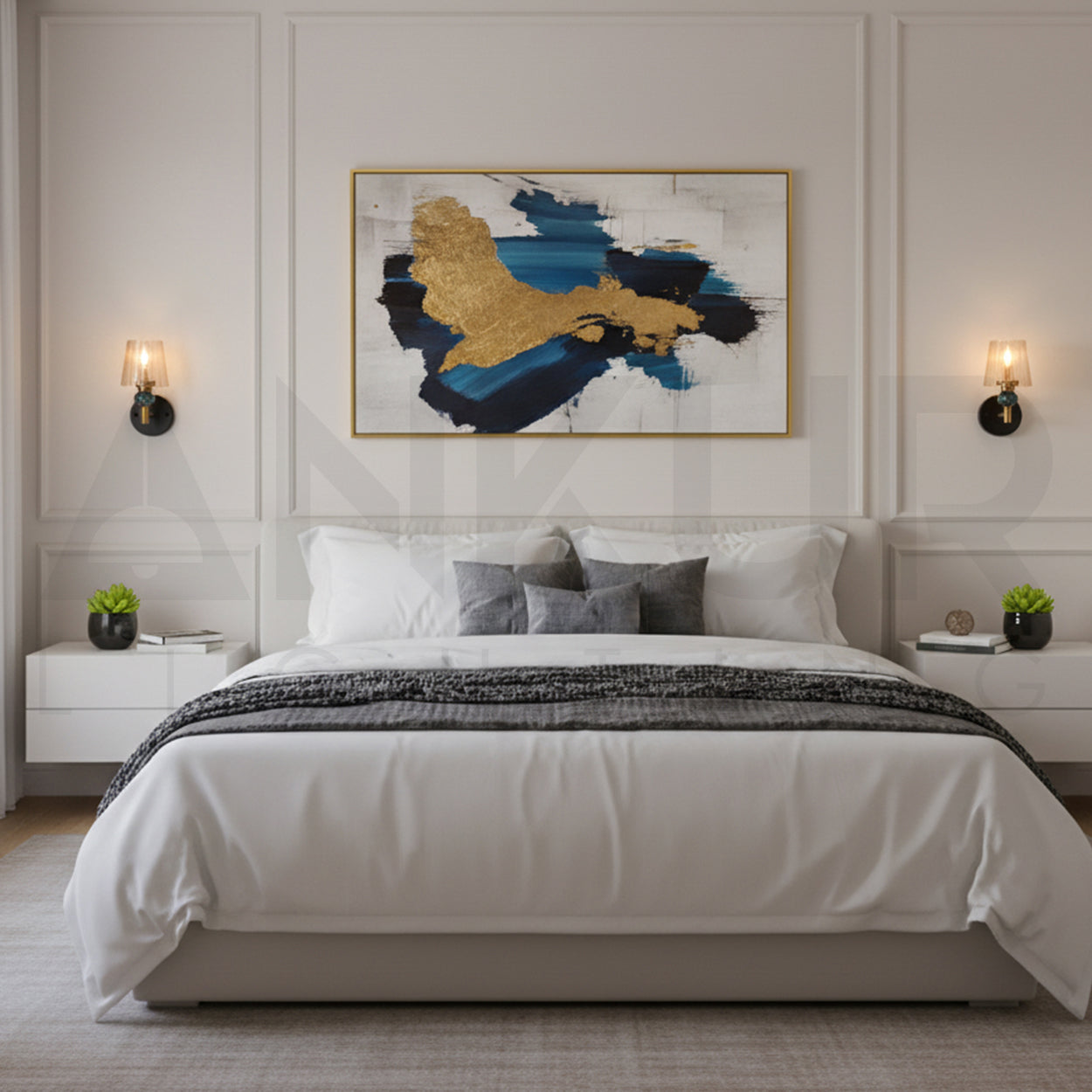 ANKUR SIREN VINTAGE ANTIQUE BRASS FINISH WALL LIGHT FOR HOME LIGHTING