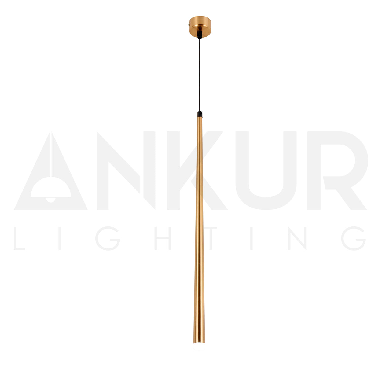 ANKUR STYX CONICAL PENDANT LIGHT FOR BEDROOM AND KITCHEN HANGING LIGHT - ROSE GOLD