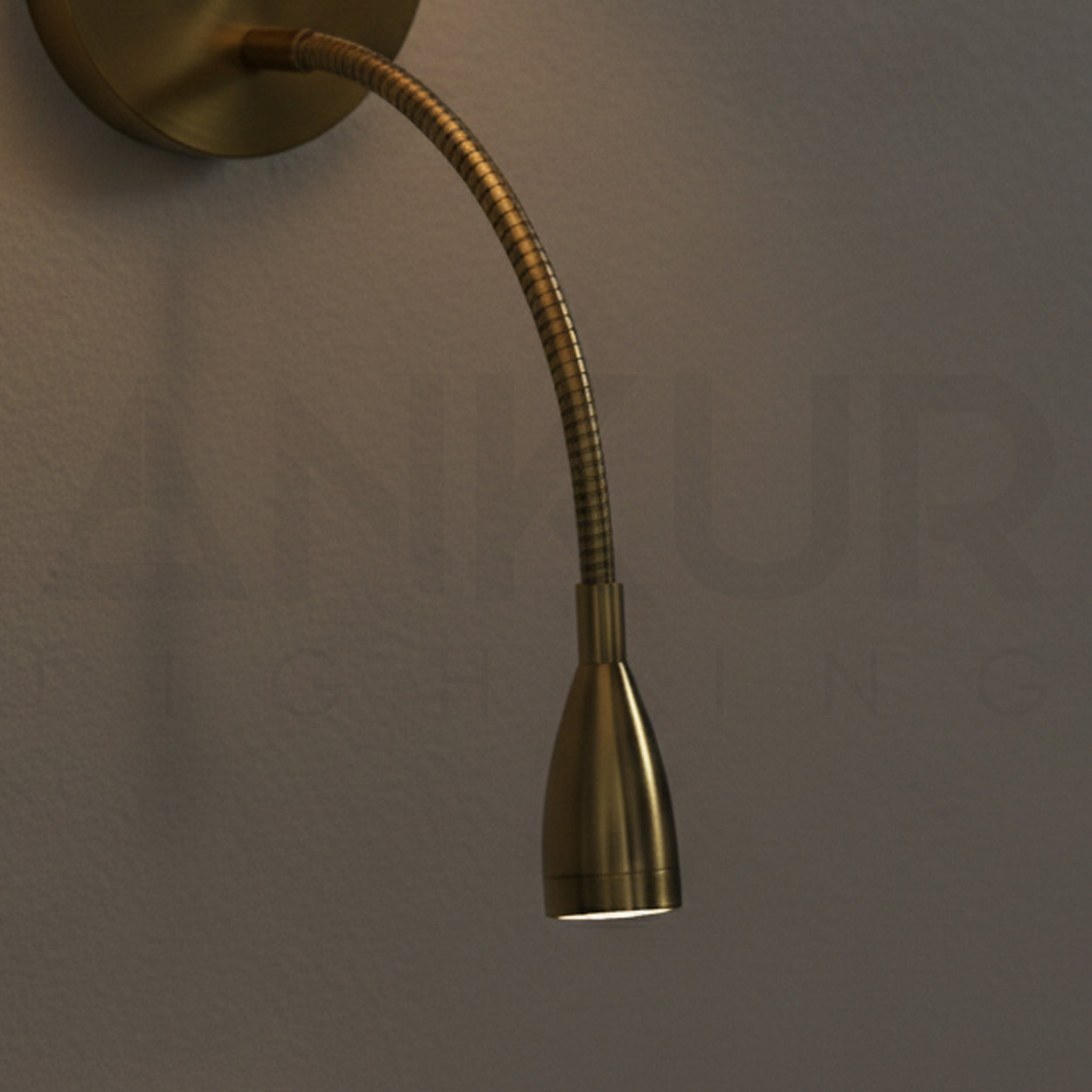 ANKUR FIANCO METAL AND FABRIC SHADE MODERN WALL LIGHT
