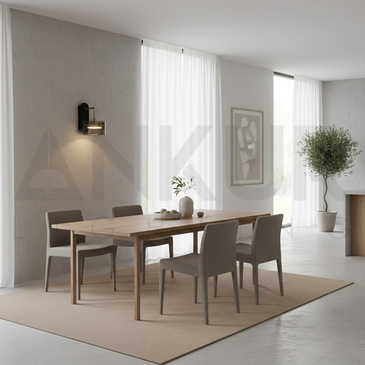 ANKUR ECLIPTA MODERN METAL AND GLASS LED WALL LAMPS