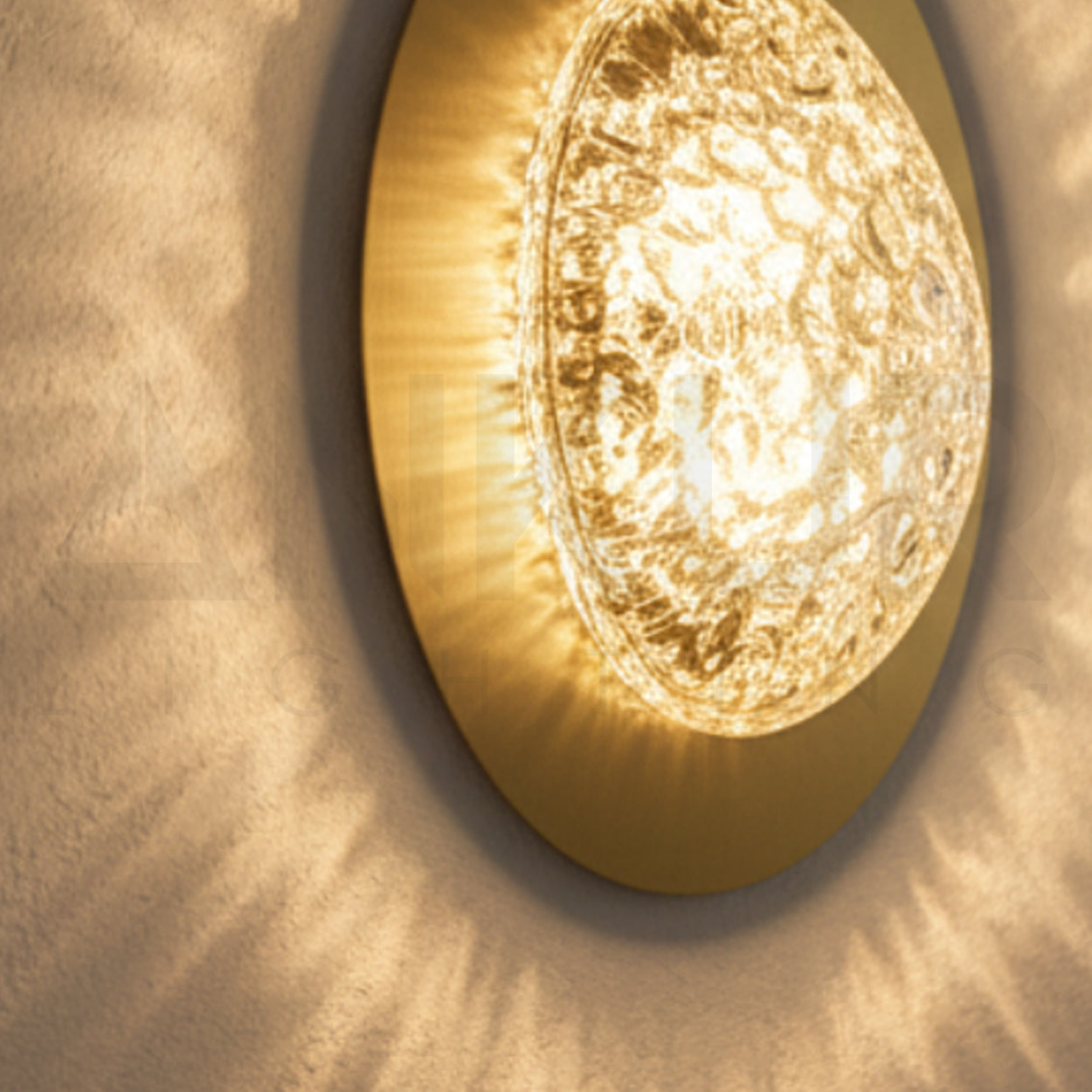 ANKUR GECKO BRUSHED BRASS MODERN WALL LIGHT