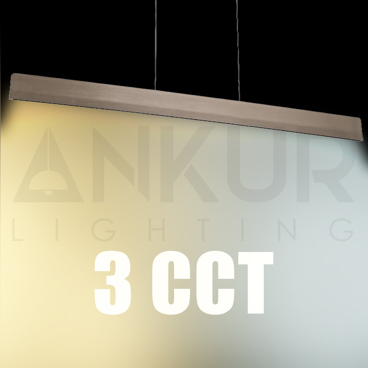 ANKUR PENDULA 3CCT LED WITH ADJUSTABLE LIFT FUNCTION HANGING LIGHT