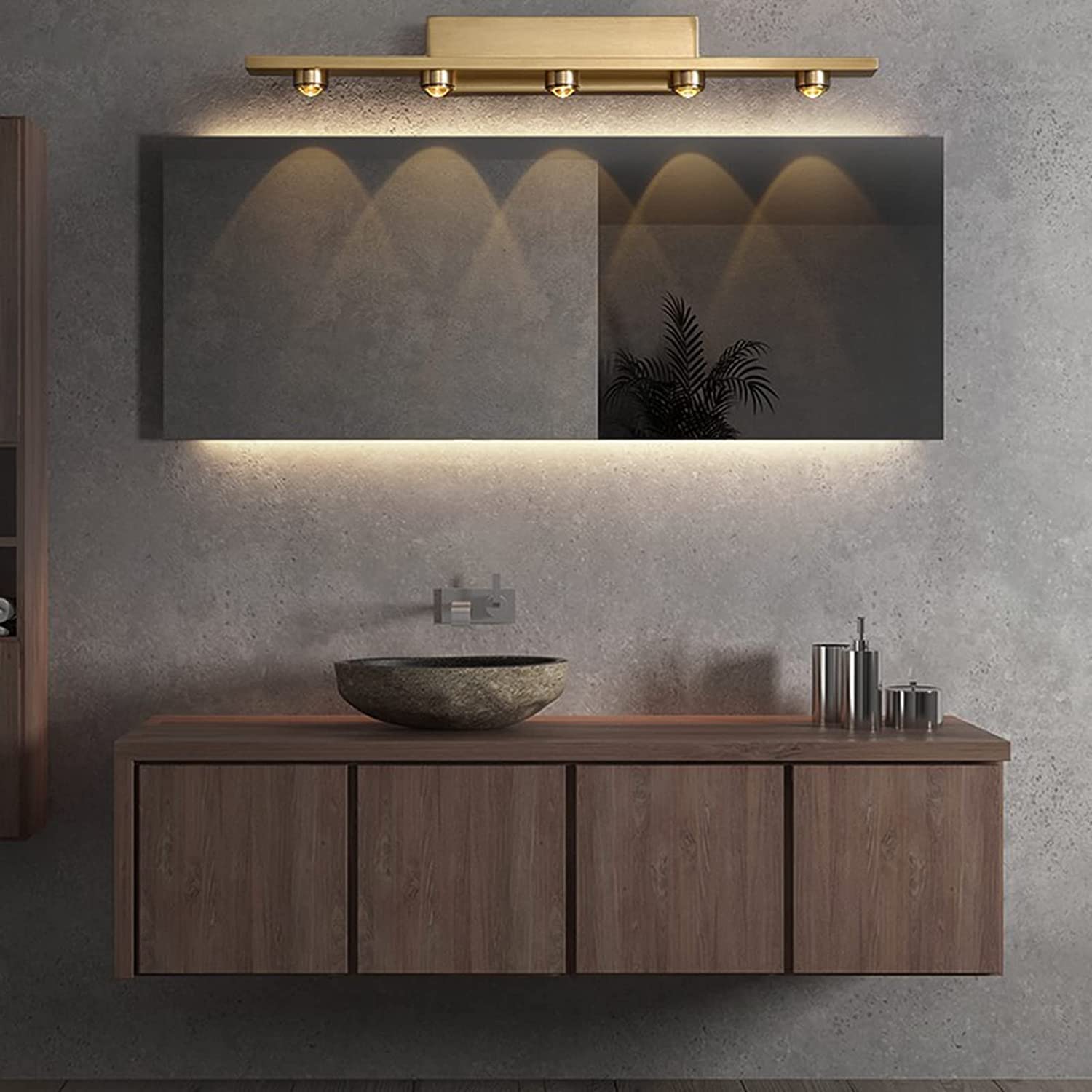 ANKUR RIVEN ANTIQUE GLARE MODERN LED MIRROR / PICTURE LIGHT