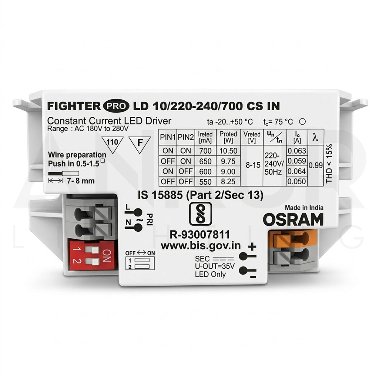 OSRAM FIGHTER NEO CONSTANT CURRENT LED DRIVER SERIES