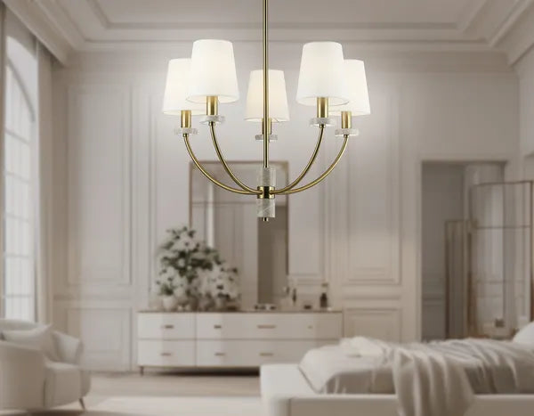 ANKUR VELORA MODERN E14 BULB COMPATIBLE 7 LIGHT CHANDELIER FOR LUXURY HOME, RESTURANT AND DECORATIVE LIGHTING
