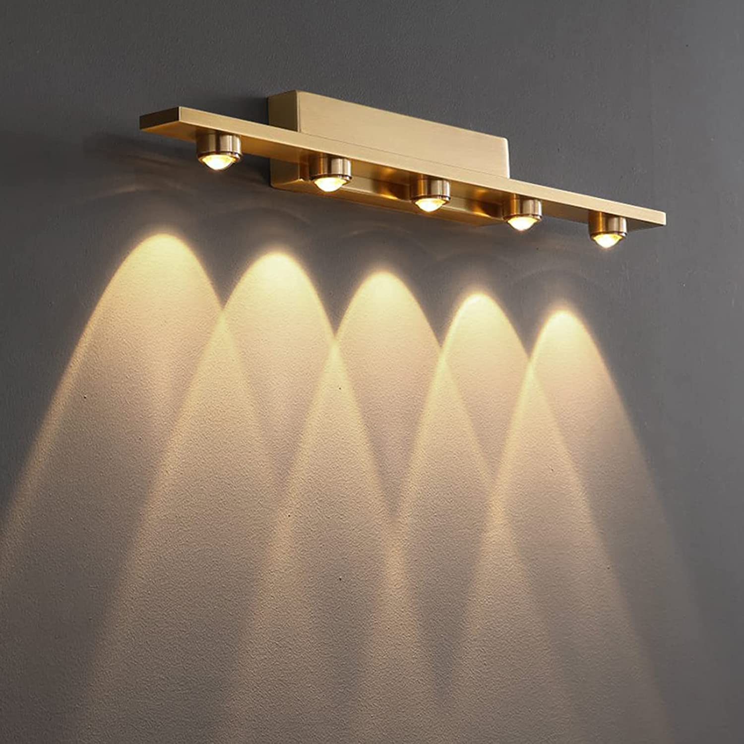 ANKUR RIVEN ANTIQUE GLARE MODERN LED MIRROR / PICTURE LIGHT