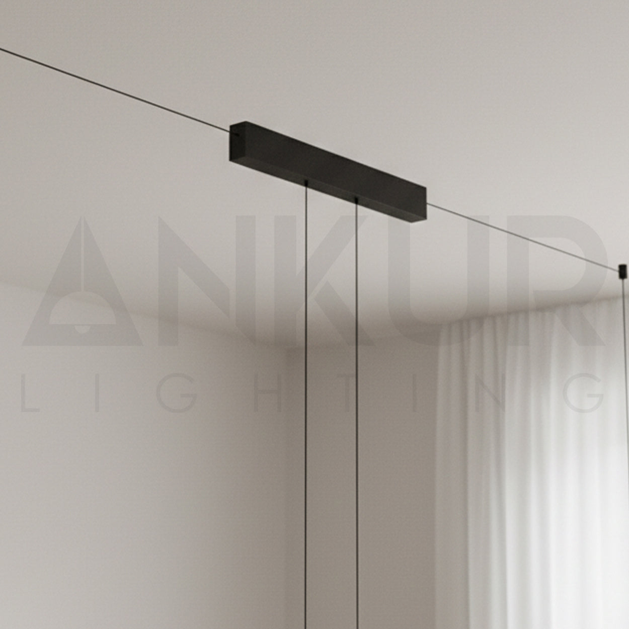 ANKUR GALLEGGI MATT WHITE FINISH HANGING LIGHT