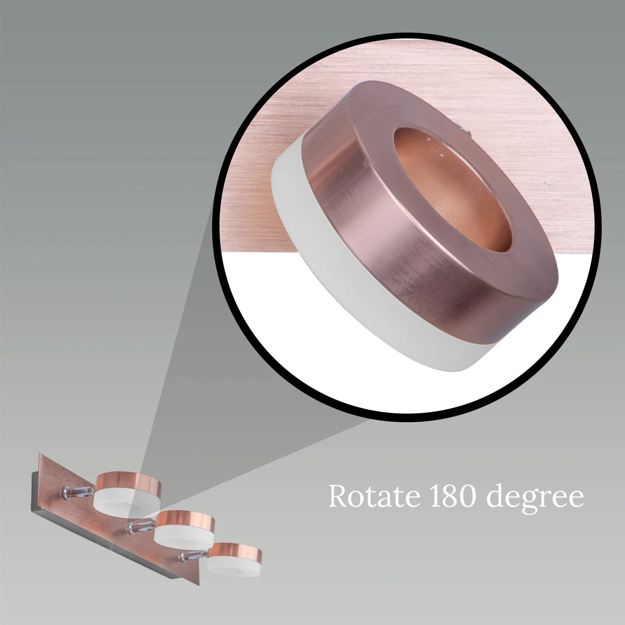 ANKUR DONUT CONTEMPORARY LED MIRROR AND PICTURE LIGHT FOR LIVING AND HOME LIGHTING