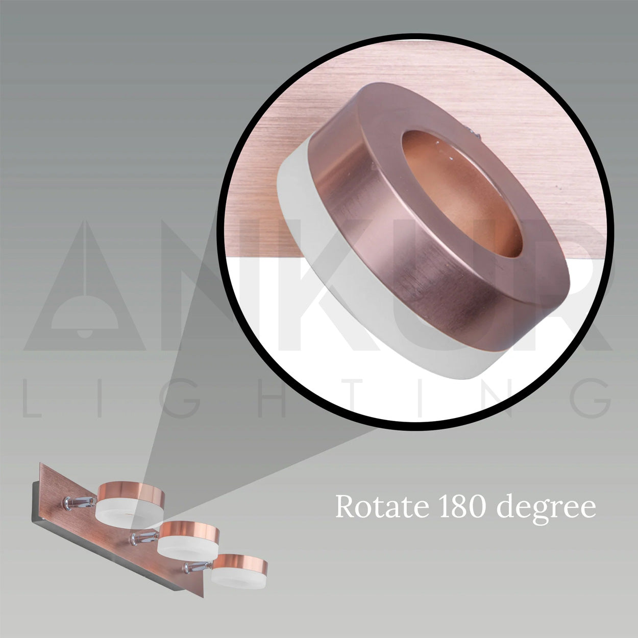 ANKUR DONUT CONTEMPORARY LED MIRROR AND PICTURE LIGHT FOR LIVING AND HOME LIGHTING