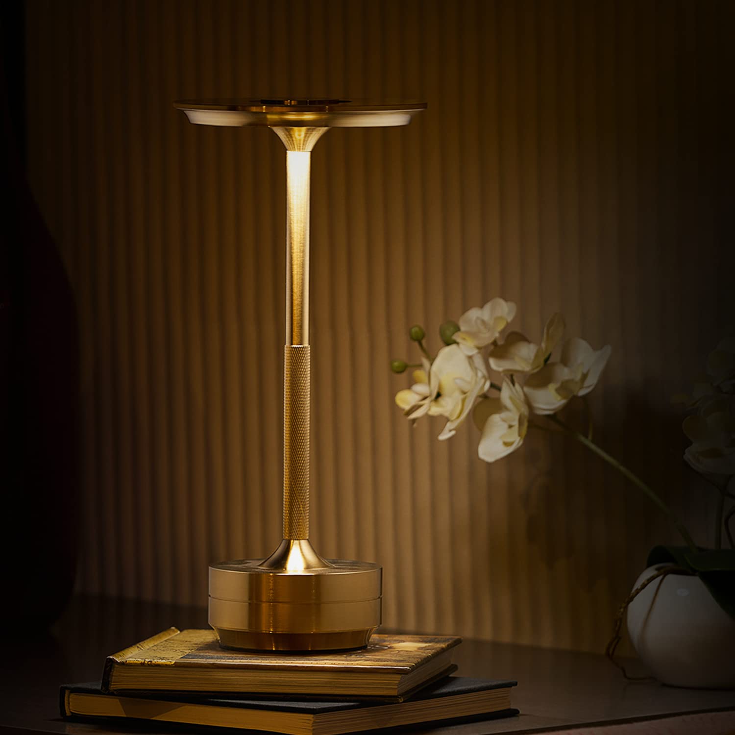 ANKUR UNPLUGGED VINTAGE RAY WIRELESS RECHARGABLE TABLE LAMP